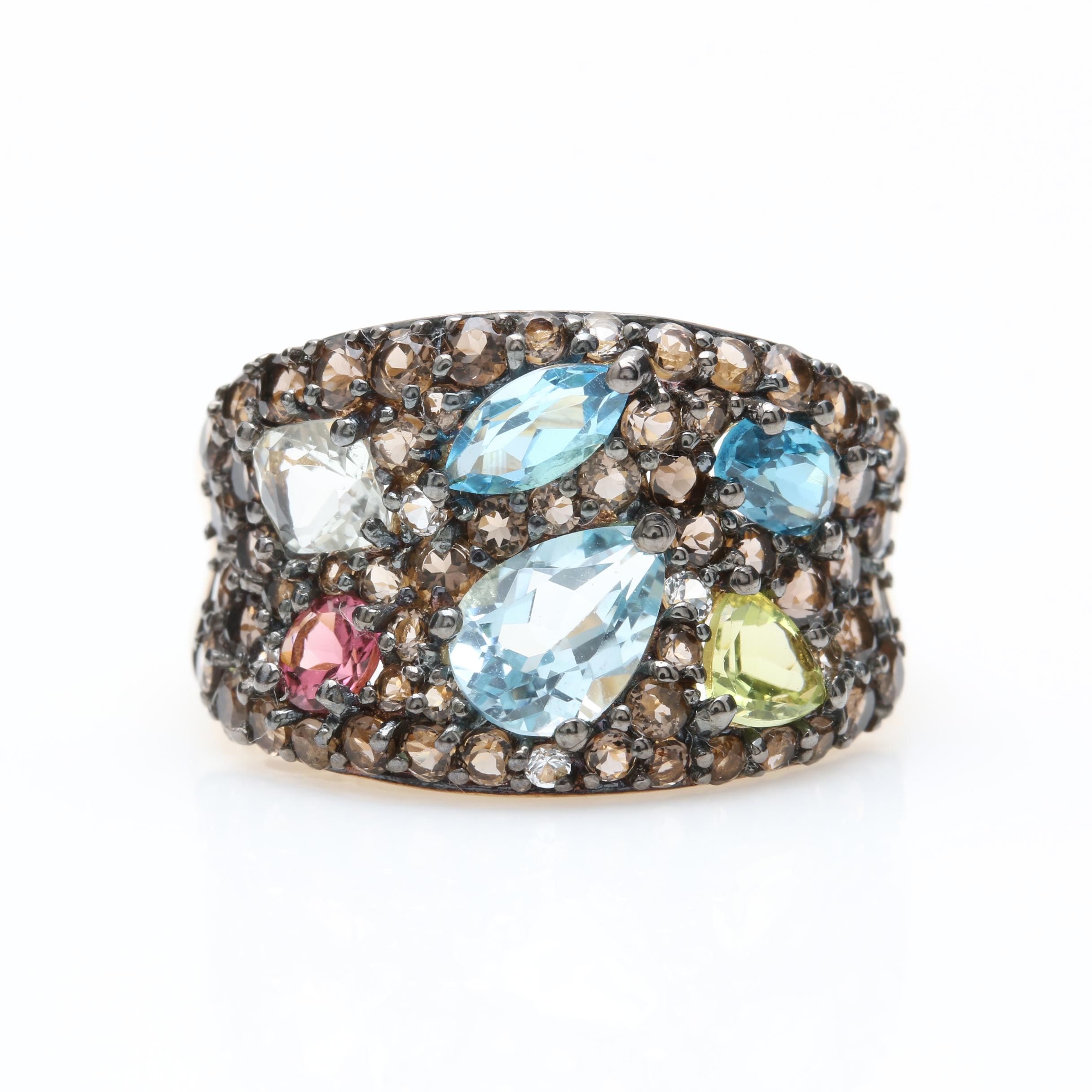 10K Yellow Gold Gemstone Ring