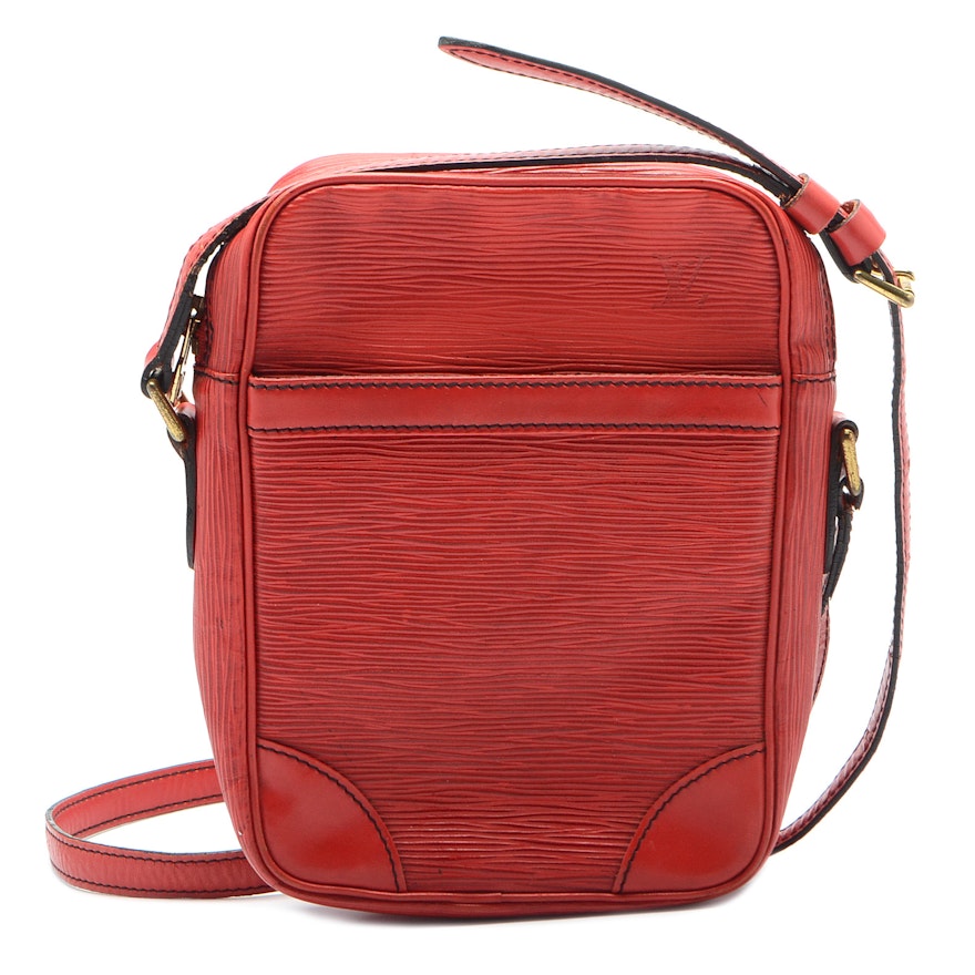 Louis Vuitton Red Epi Petit Noe Handbag