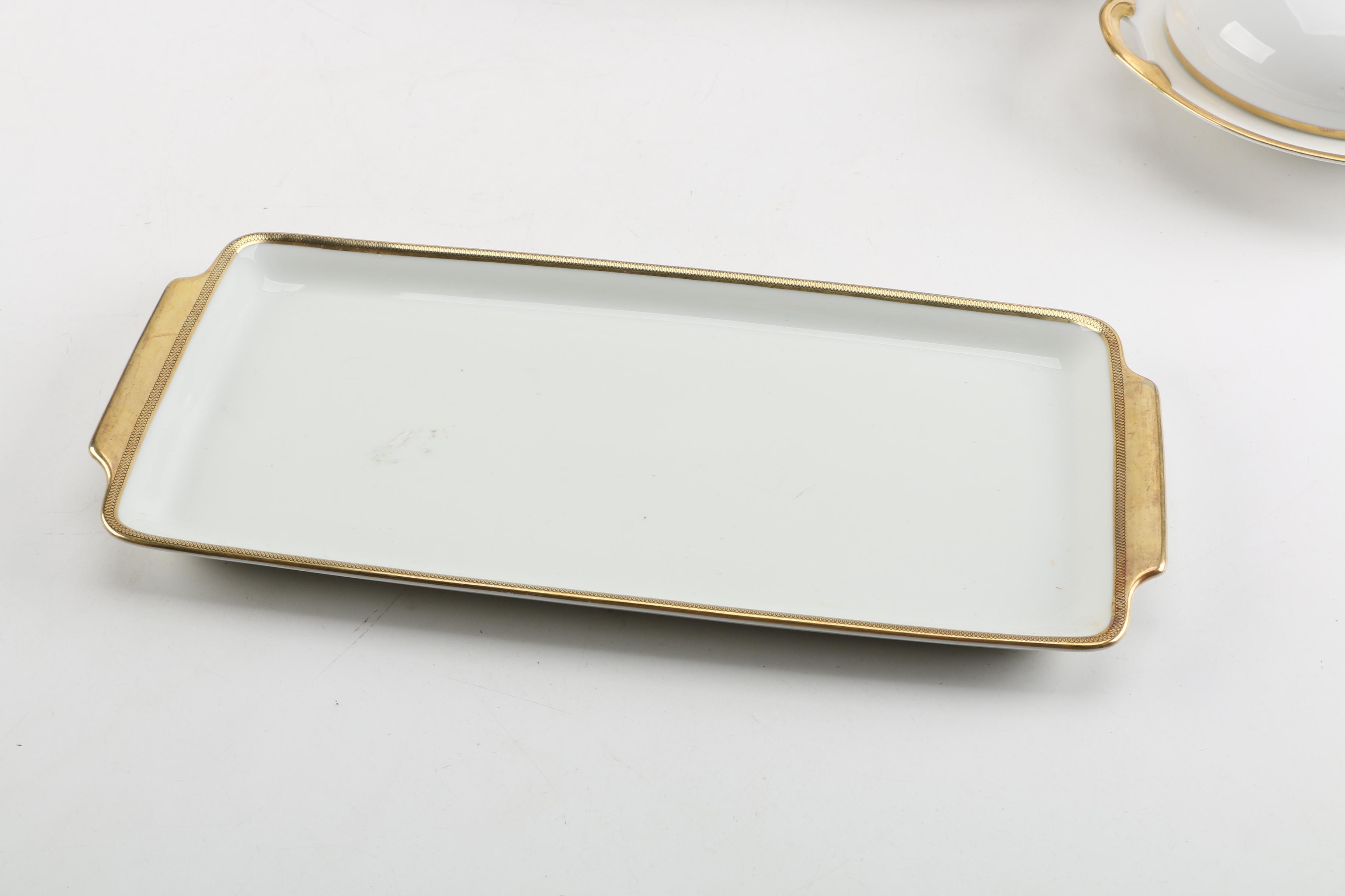 Porcelain Serveware Including Spiller, Eschenbach and Antique J&C Bavaria