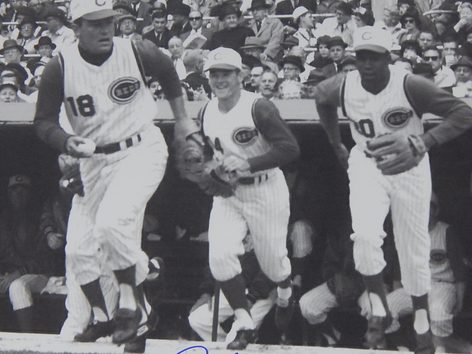 PSA Authenticated Pete Rose Signed First Game Photo w/COA