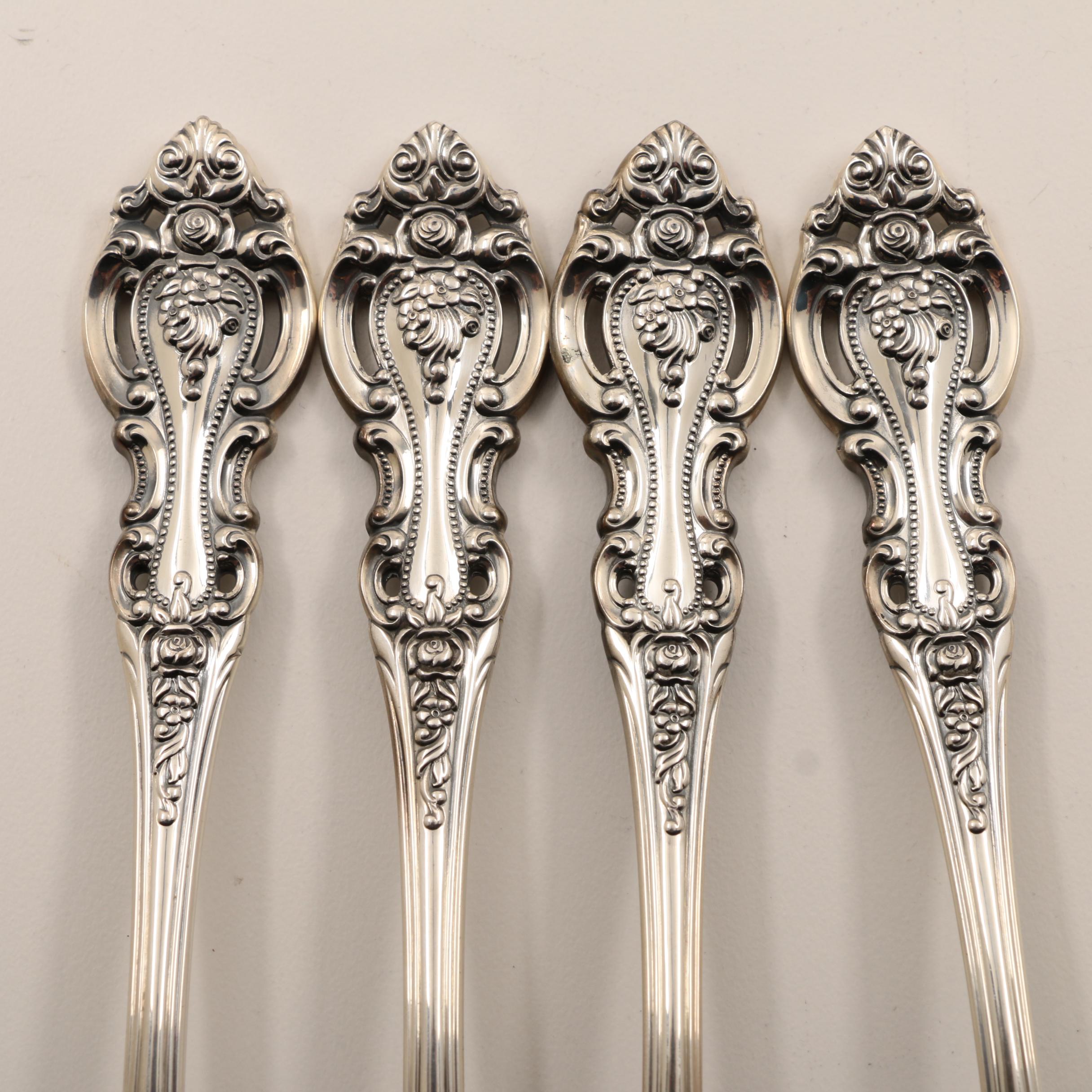 Wallace "Grand Victorian" Sterling Silver Flatware and Serving Utensils