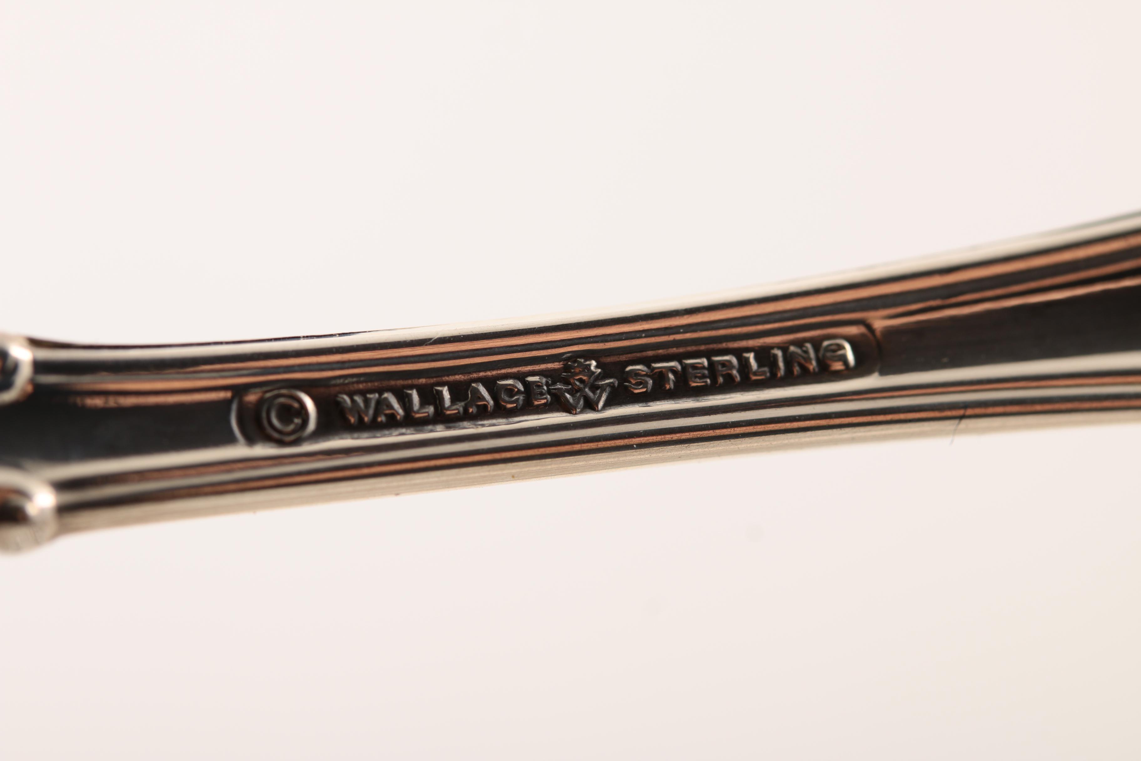 Wallace "Grand Victorian" Sterling Silver Flatware and Serving Utensils