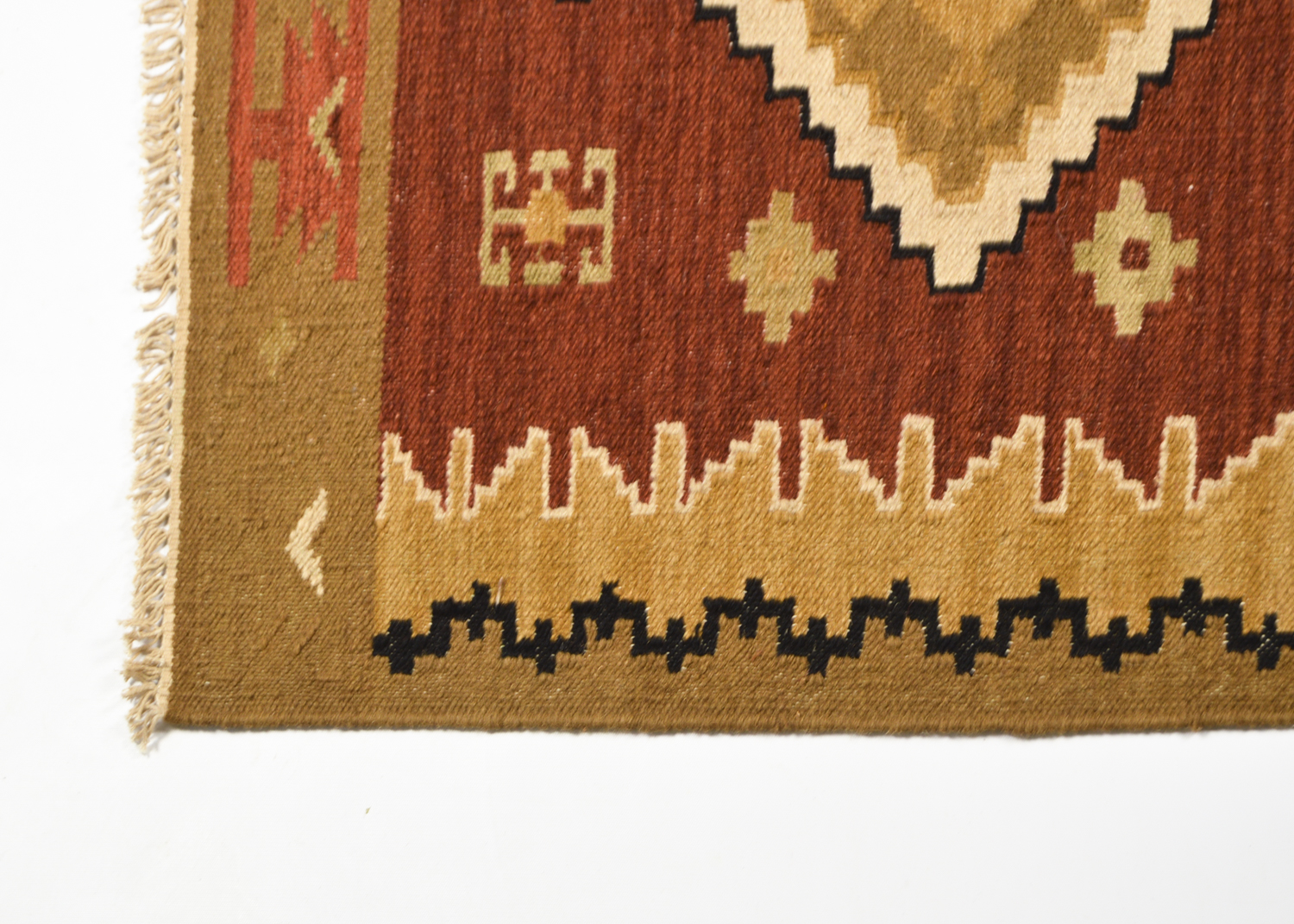 Handwoven Anatolian Area Kilim