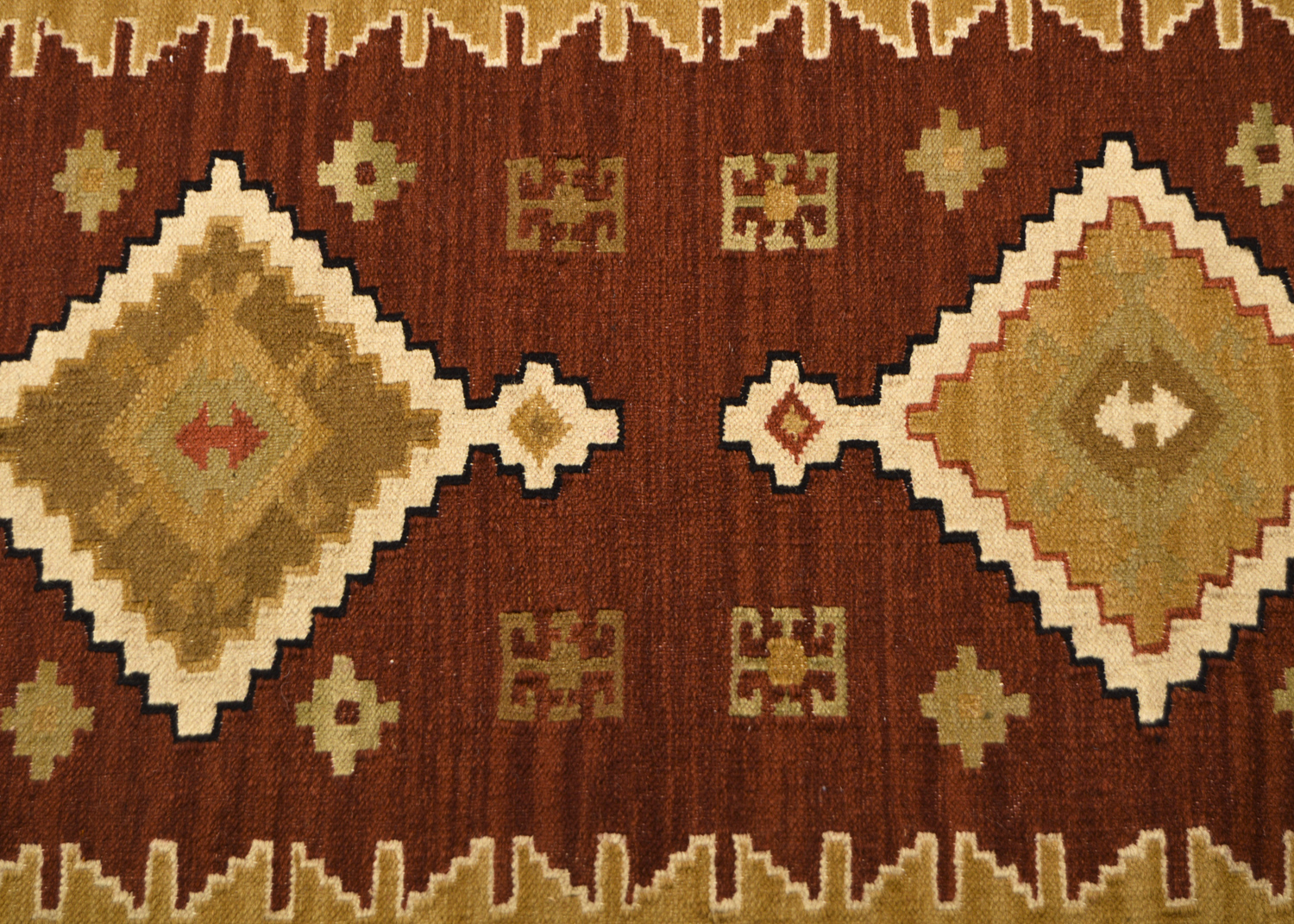 Handwoven Anatolian Area Kilim