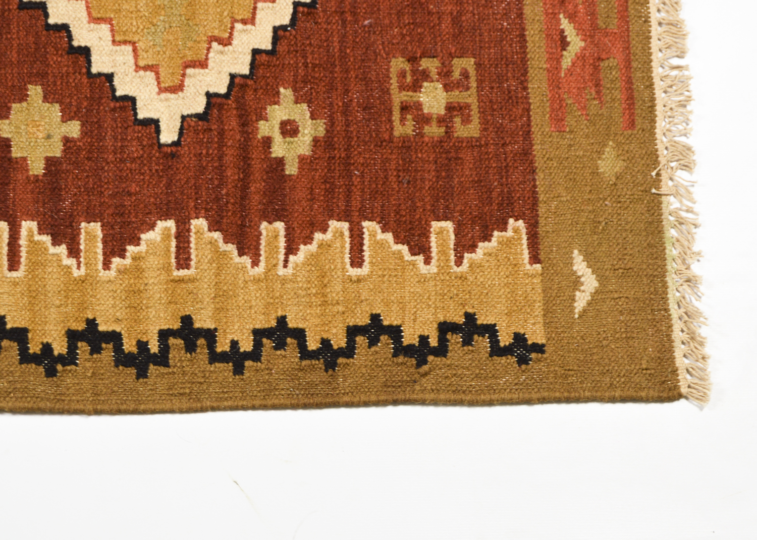 Handwoven Anatolian Area Kilim