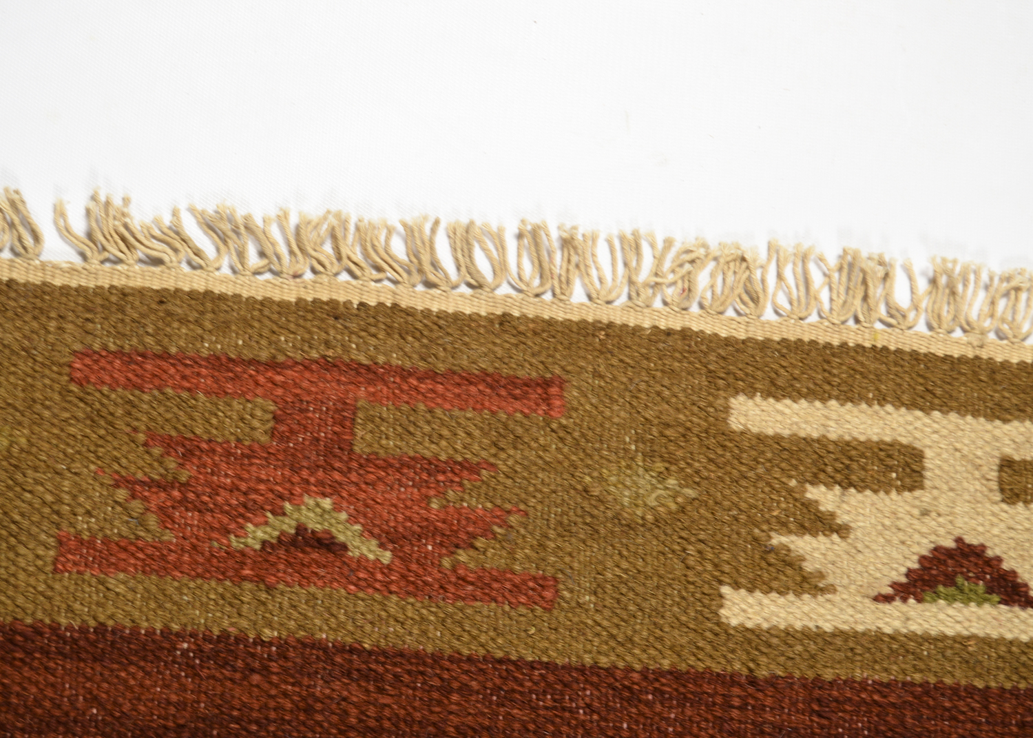 Handwoven Anatolian Area Kilim