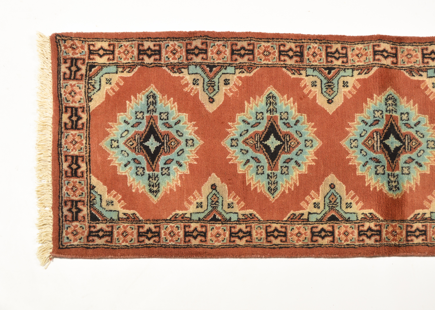 Hand-knotted Pak-Kazak Carpet Runner