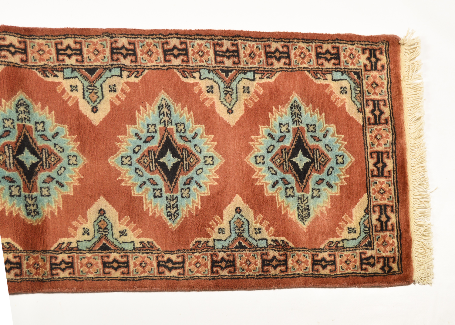 Hand-knotted Pak-Kazak Carpet Runner