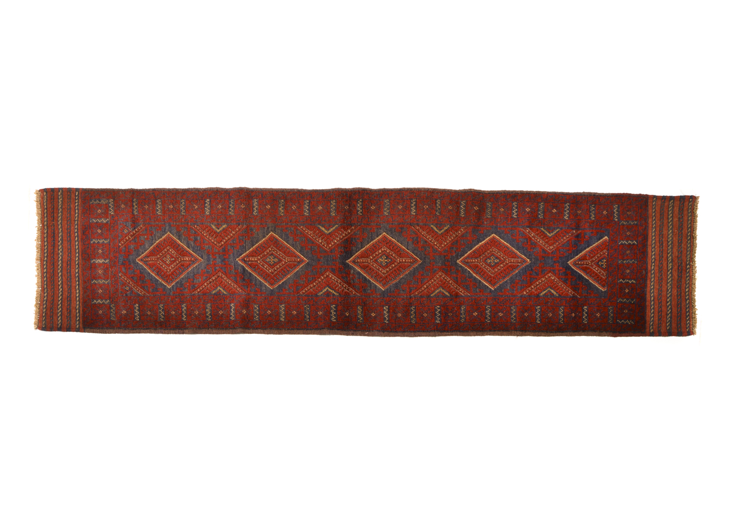 Hand-Knotted Baluch Carpet Runner