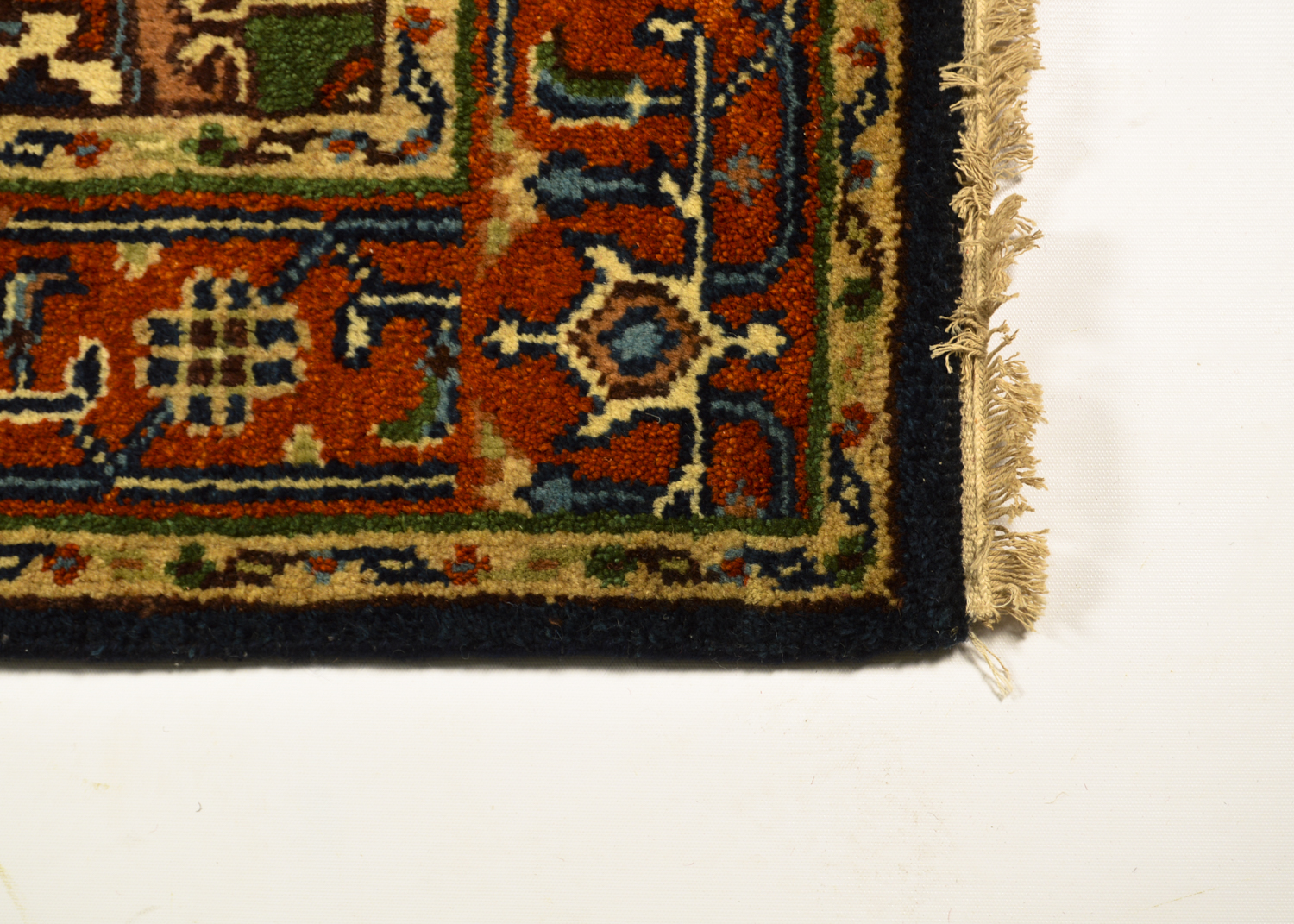 Hand-Knotted Indo-Heriz Area Rug