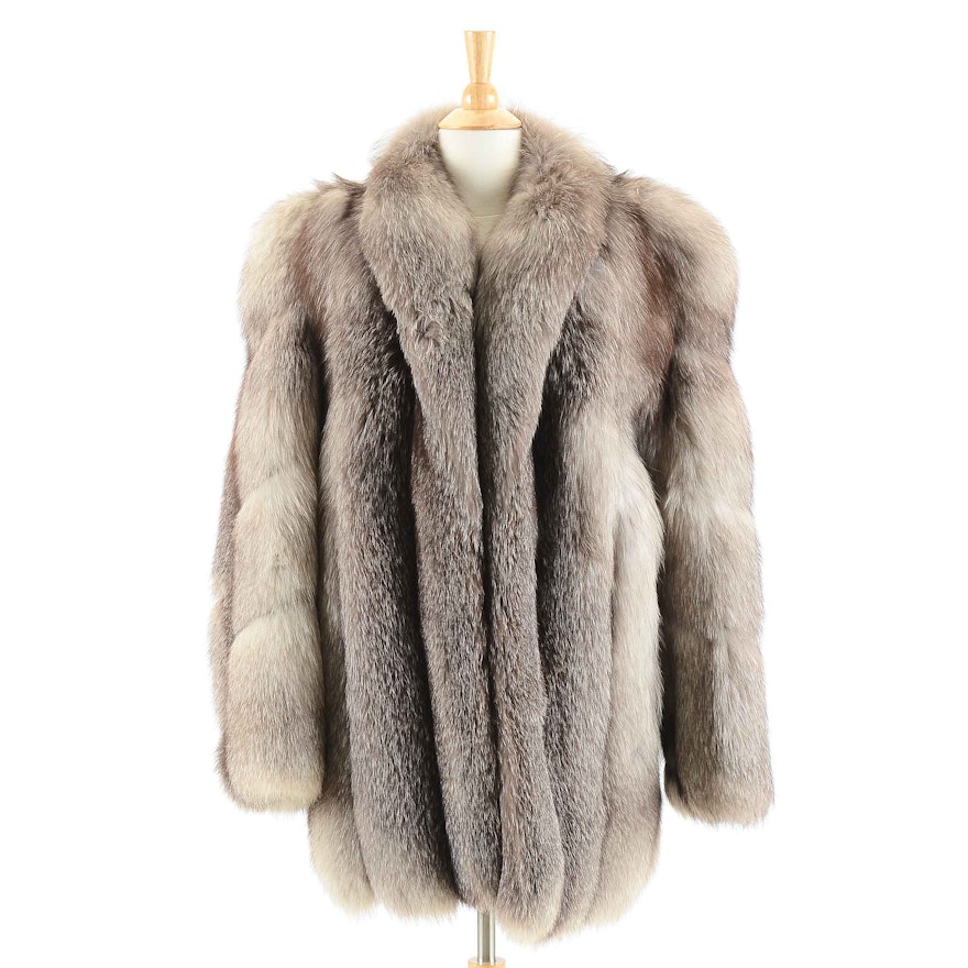 Crystal Fox Fur Coat