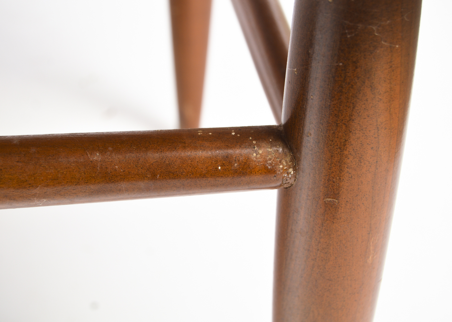 Vintage Mersman Mid Century Modern Walnut Surfboard Style Coffee Table