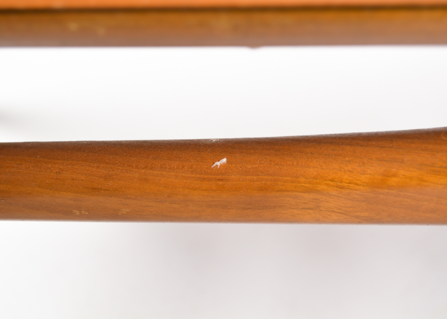 Vintage Mersman Mid Century Modern Walnut Surfboard Style Coffee Table