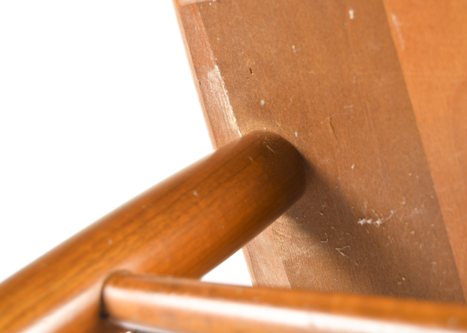 Vintage Mersman Mid Century Modern Walnut Surfboard Style Coffee Table