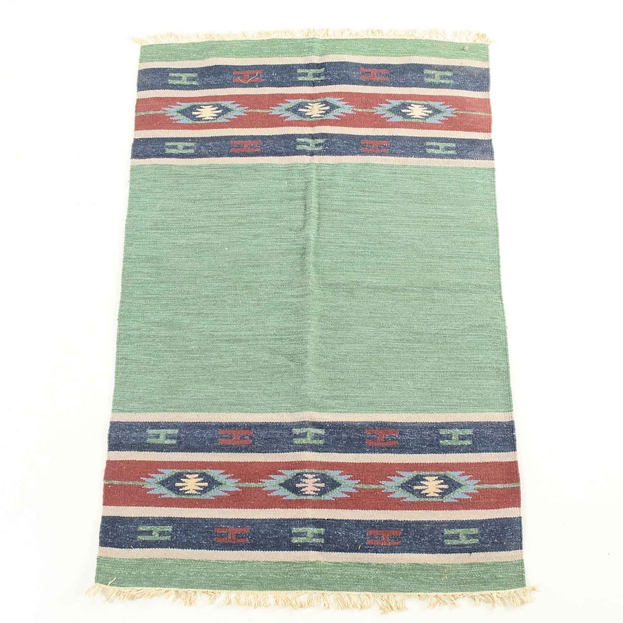 Handwoven Mexican Wool Rug