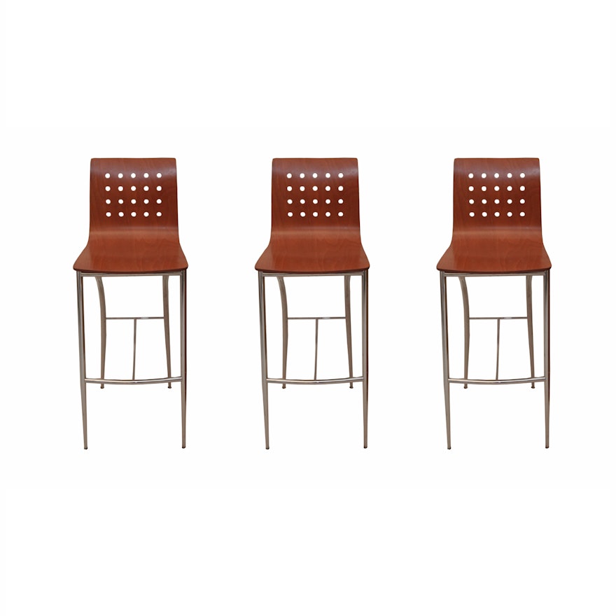 Set of Modern Style Counter Stools
