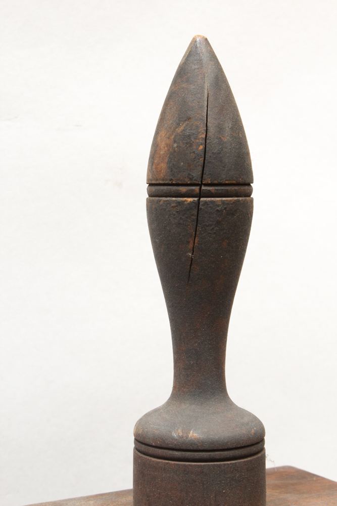 Double Screw Vice With Decorative Metal Finial Style Handles