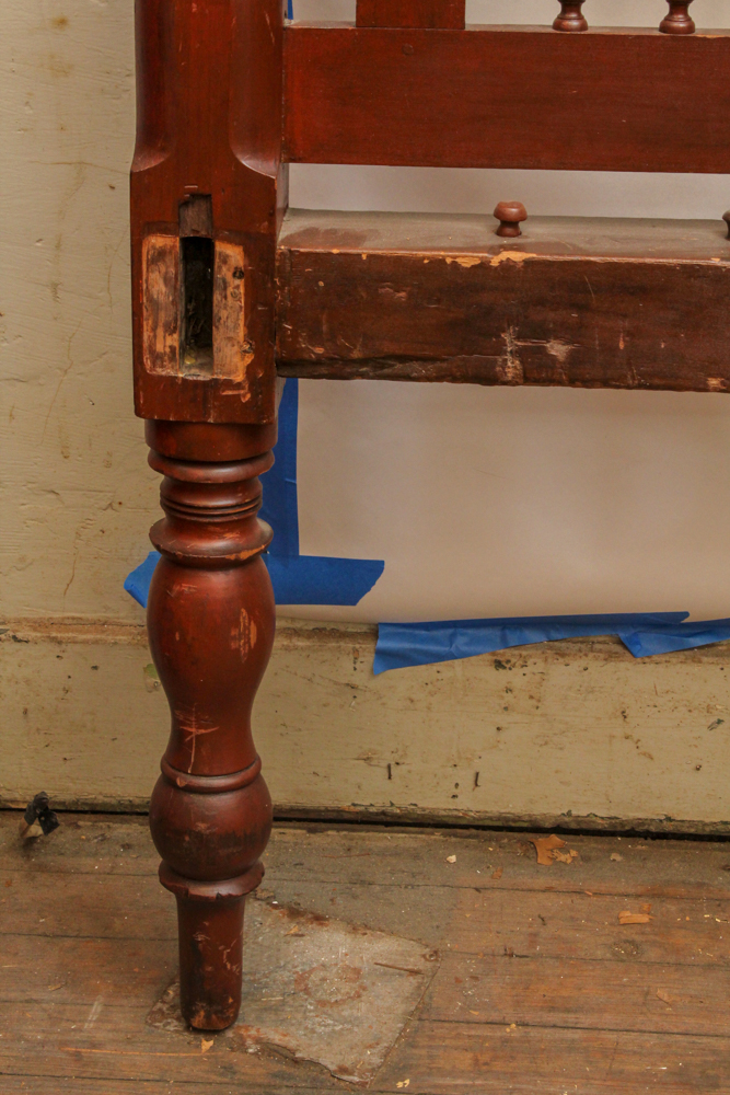 Louisville, Kentucky Federal Style Cannonball Rope Bed