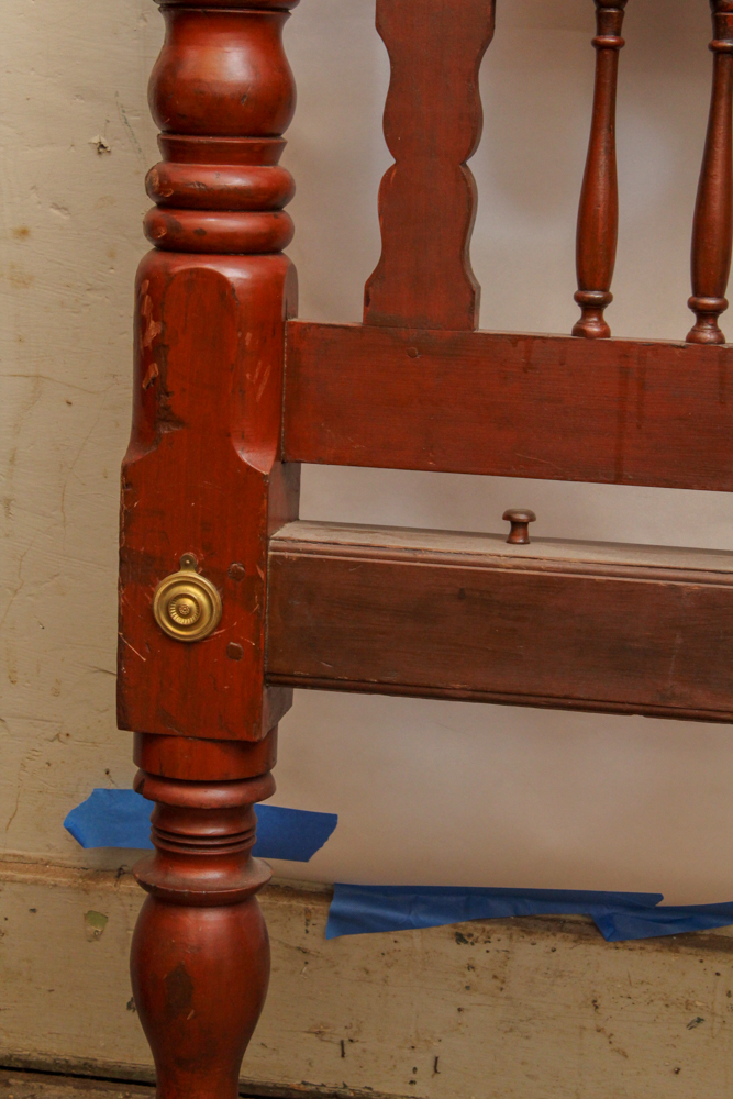 Louisville, Kentucky Federal Style Cannonball Rope Bed