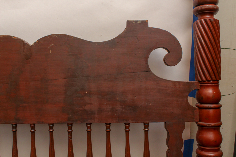 Louisville, Kentucky Federal Style Cannonball Rope Bed