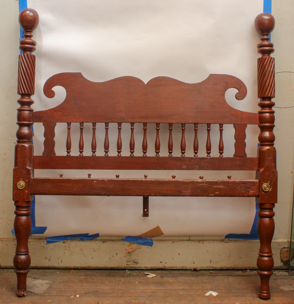 Louisville, Kentucky Federal Style Cannonball Rope Bed