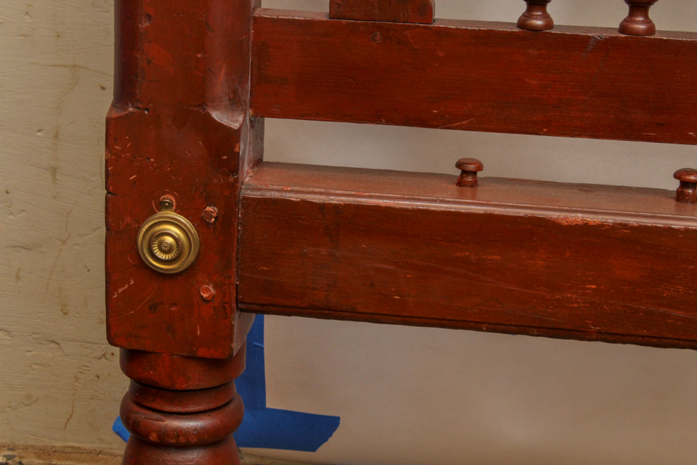 Louisville, Kentucky Federal Style Cannonball Rope Bed