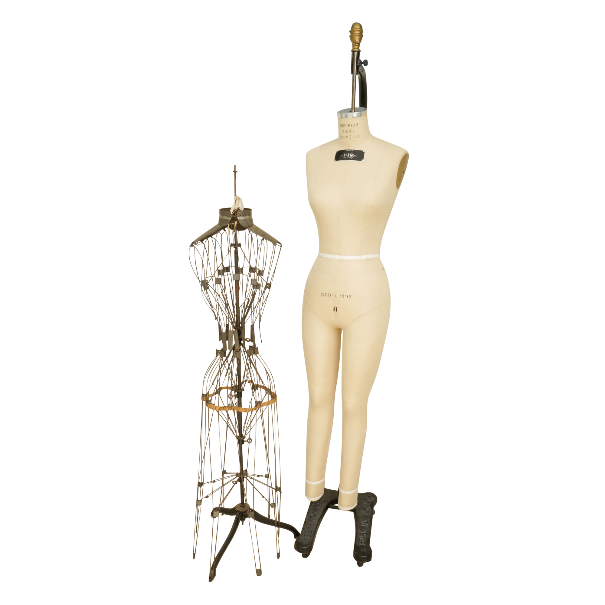 Vintage Superior Model and Hall-Borchert Dress Forms