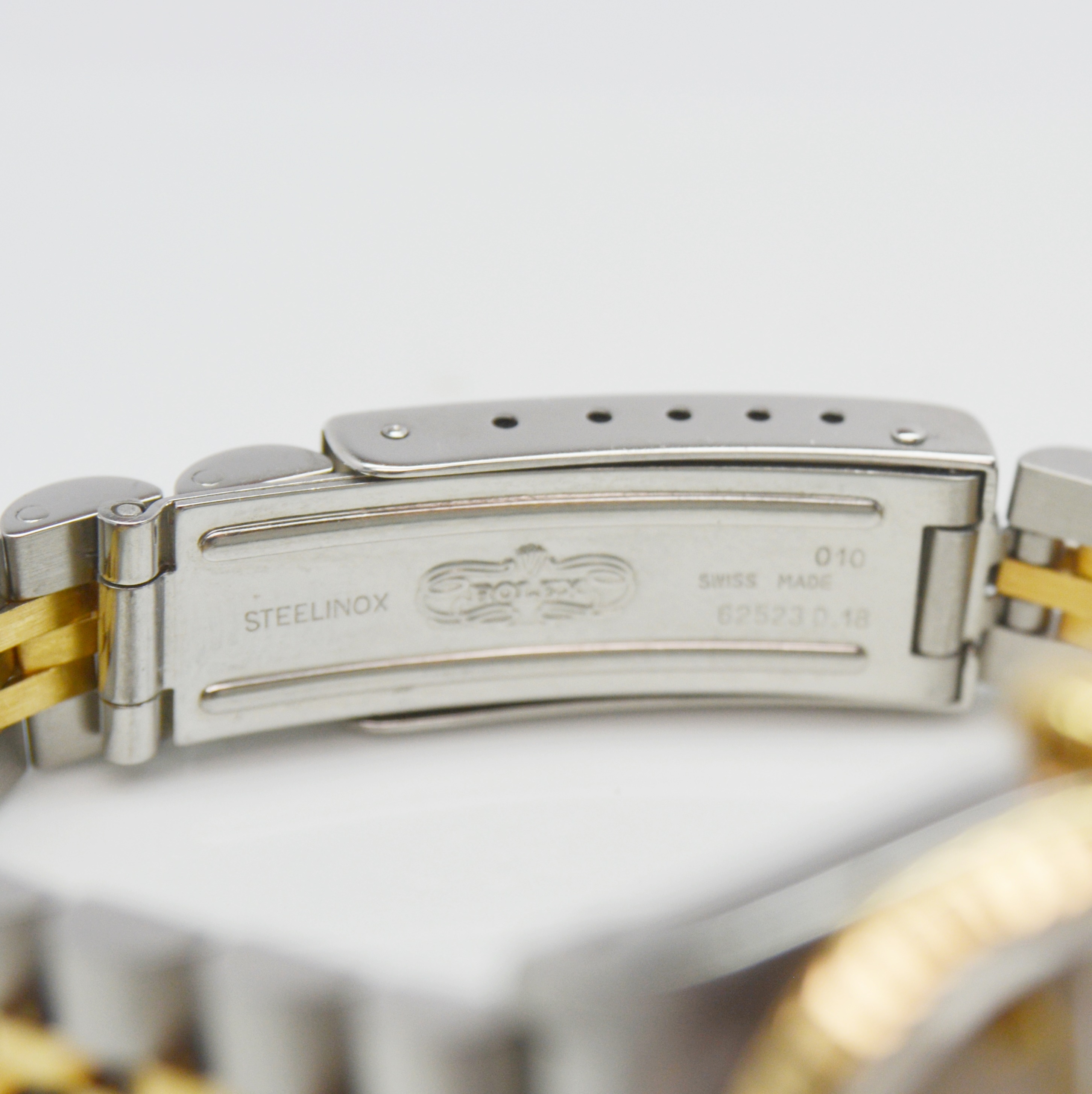 Rolex 18K Yellow Gold and Stainless Steel Oyster Perpetual Datejust Watch