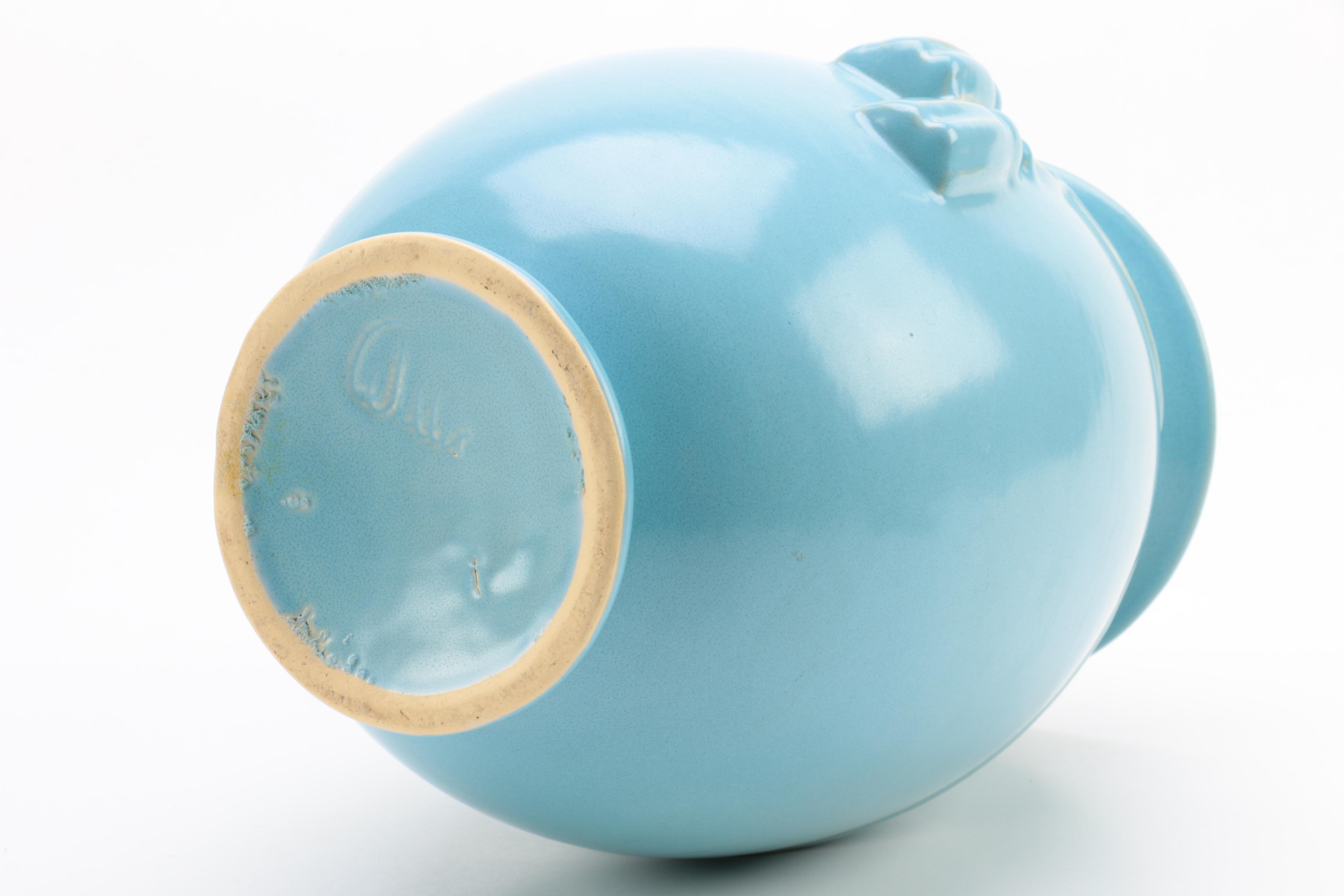 Weller Pottery Blue Vase