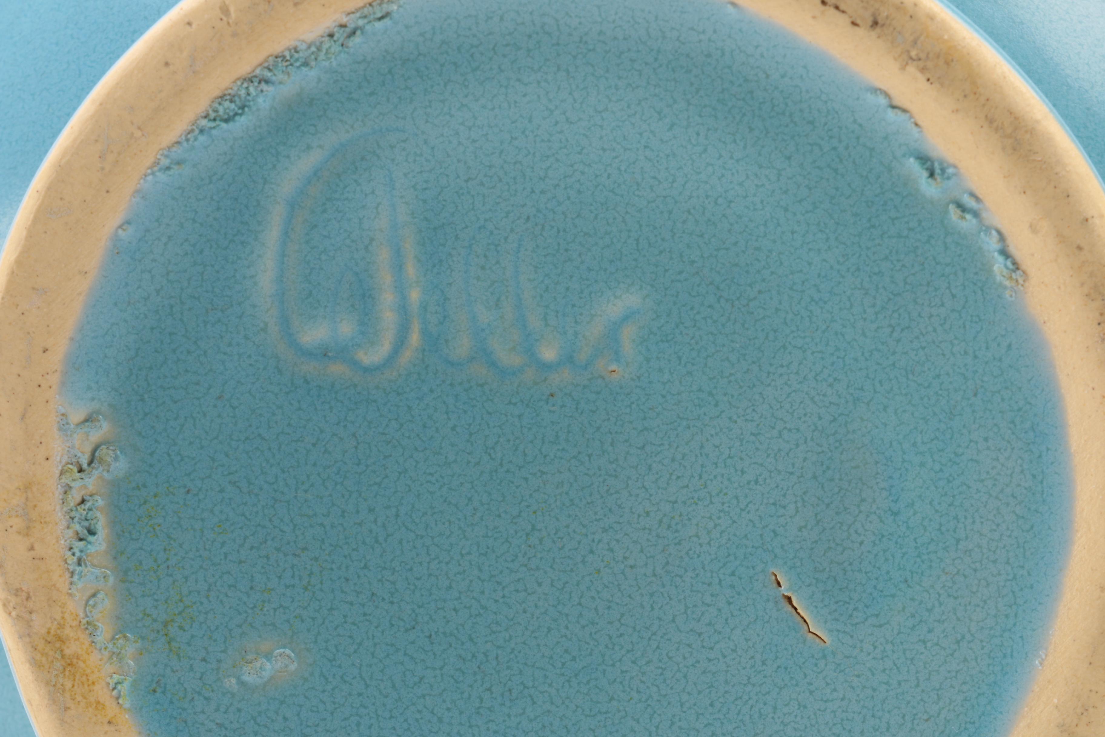 Weller Pottery Blue Vase