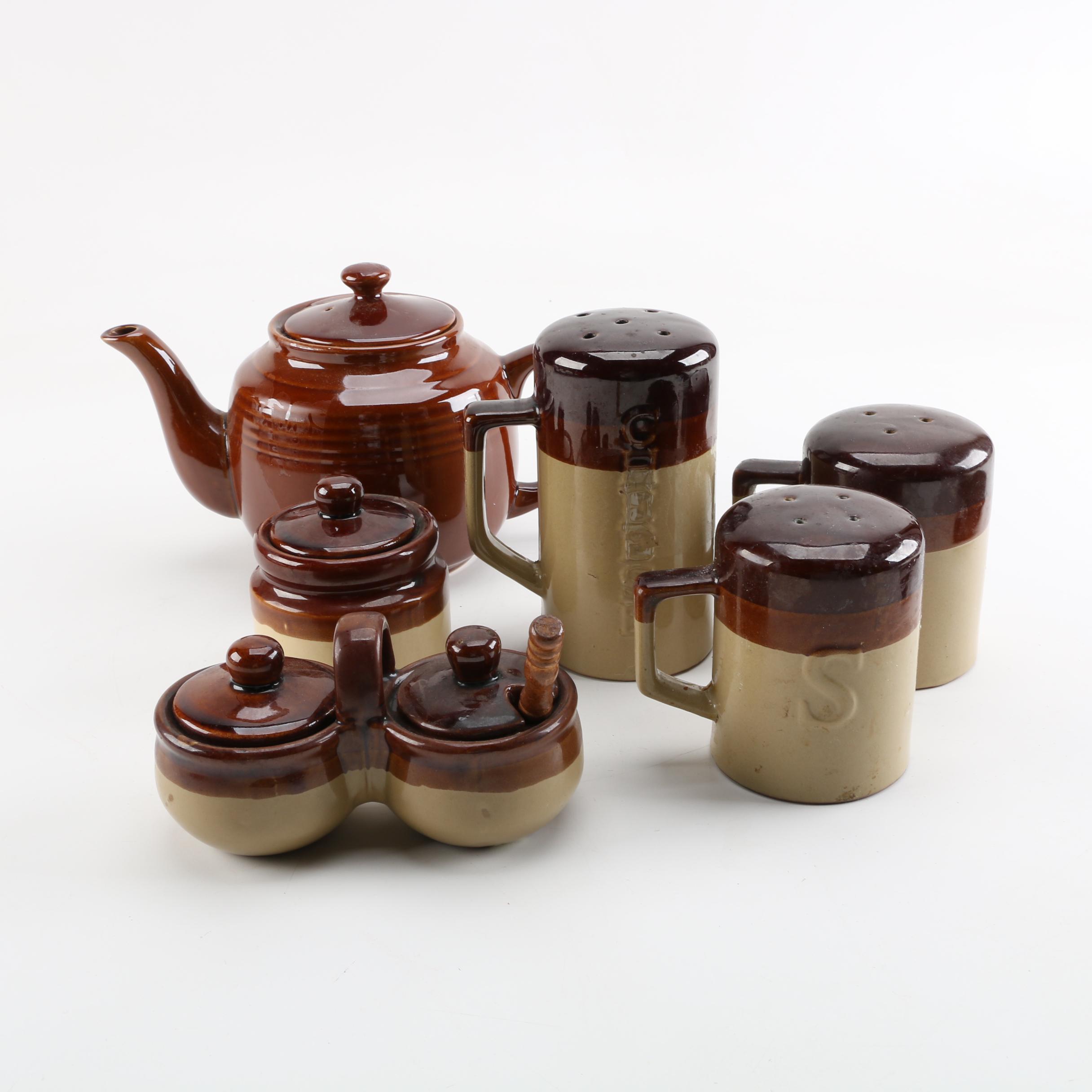 Vintage Stoneware Serveware
