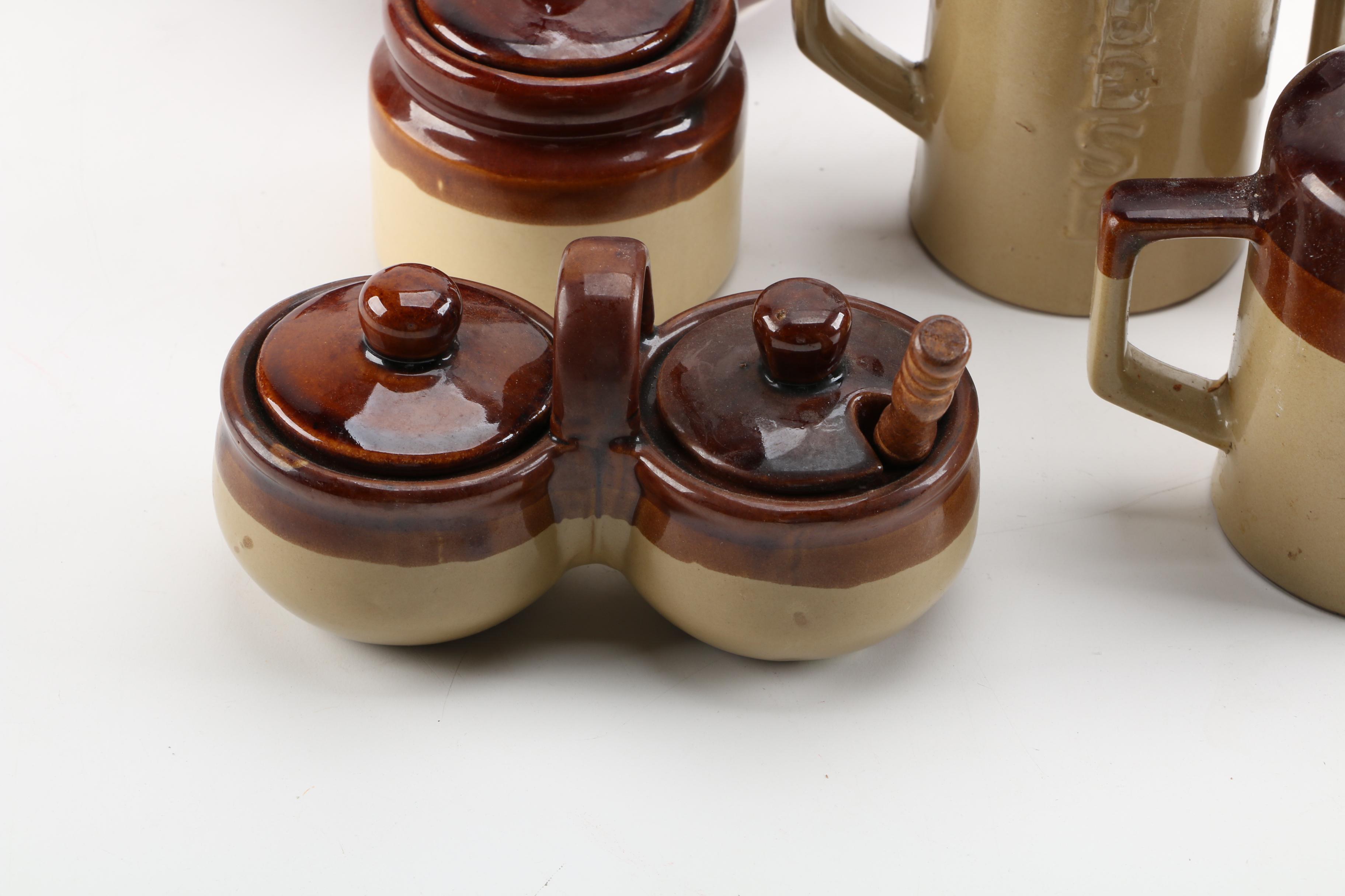 Vintage Stoneware Serveware