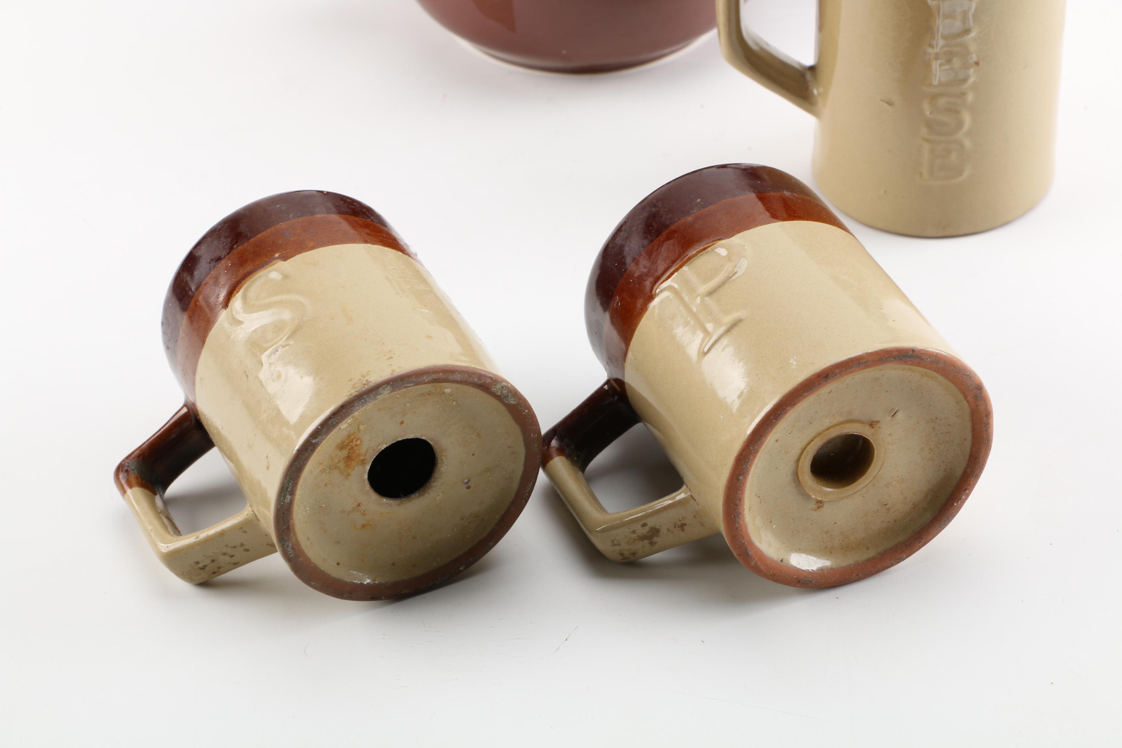 Vintage Stoneware Serveware