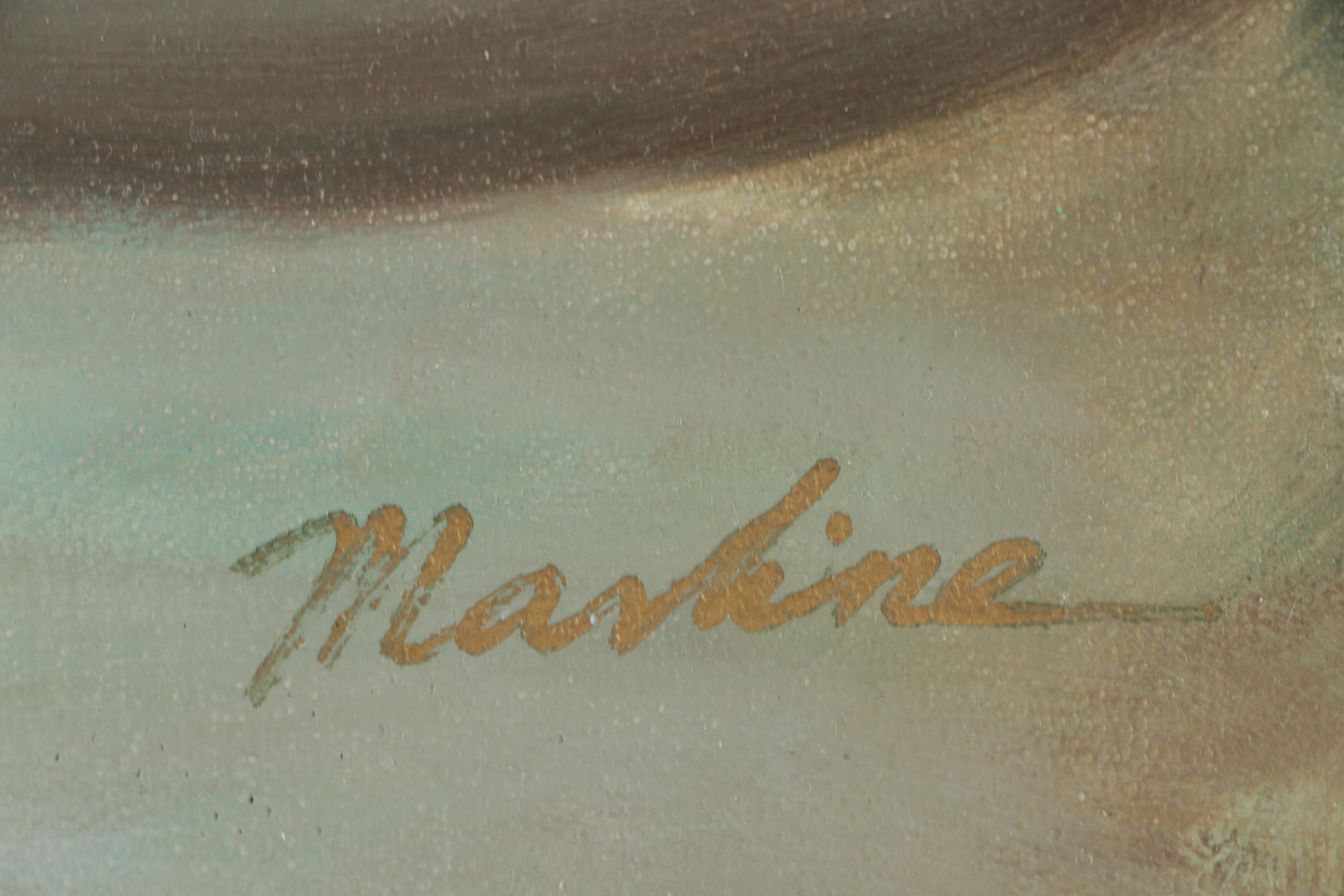 Oil Copy Painting on Canvas after Henry Thomas Schafer "Divinely Fair"