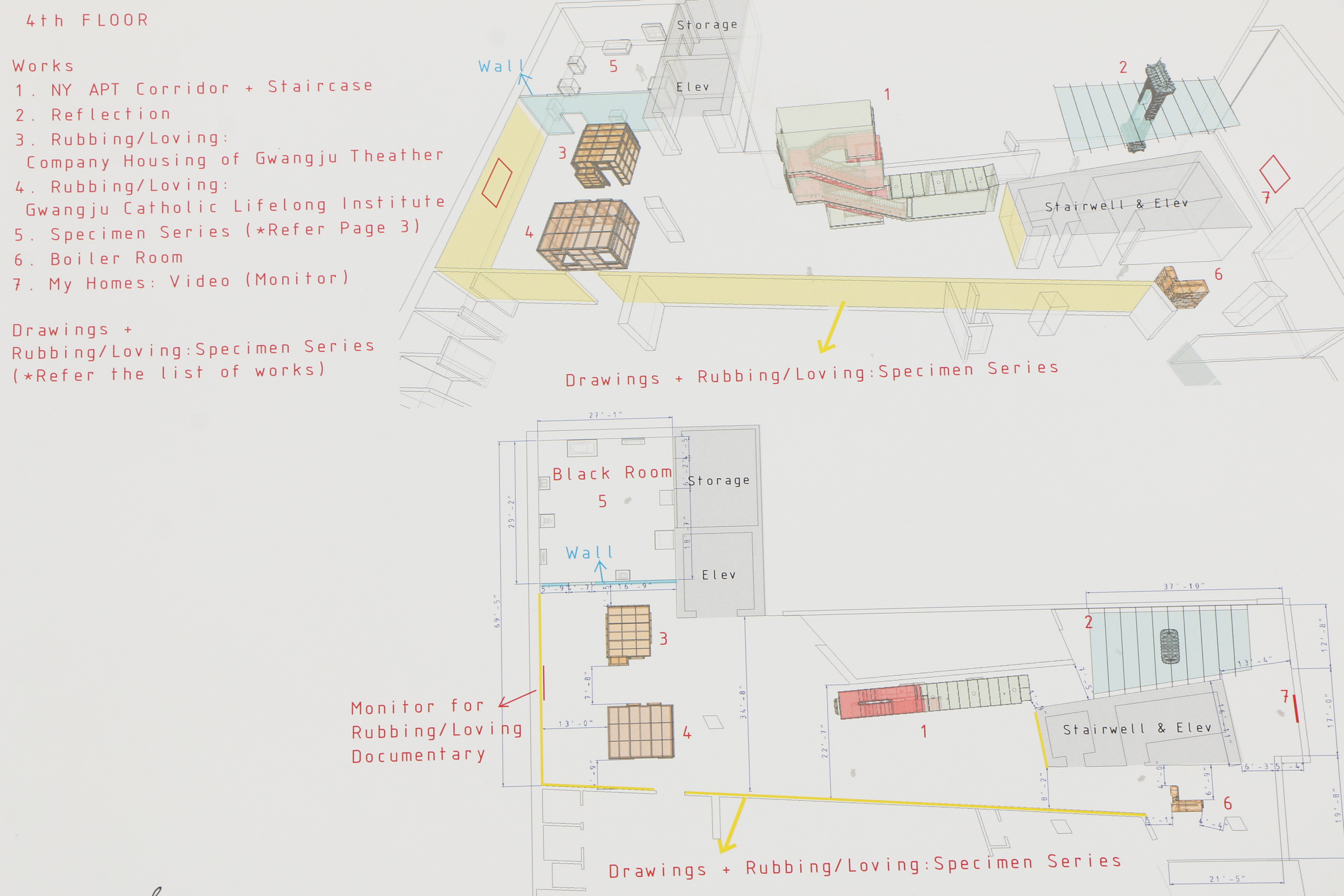 Do Ho Suh Portfolio of Installation Renderings "Passage"