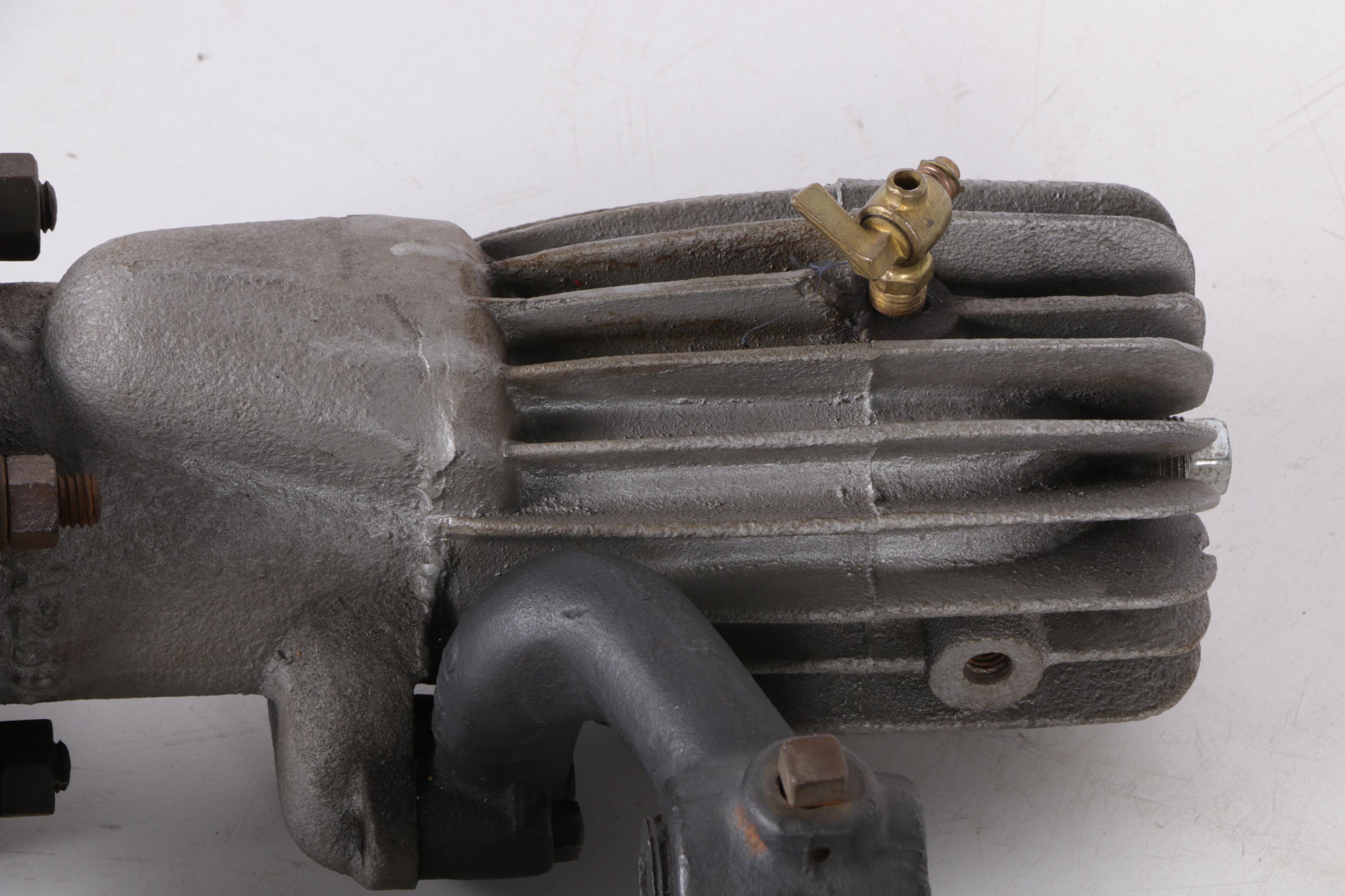 Early 20th-Century Sheffield Velocipede Car Company Railroad Two-Cylinder Engine