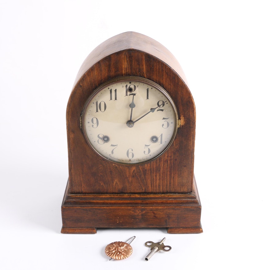 Early 20th Century Waterbury Clock Co. Mantel Clock