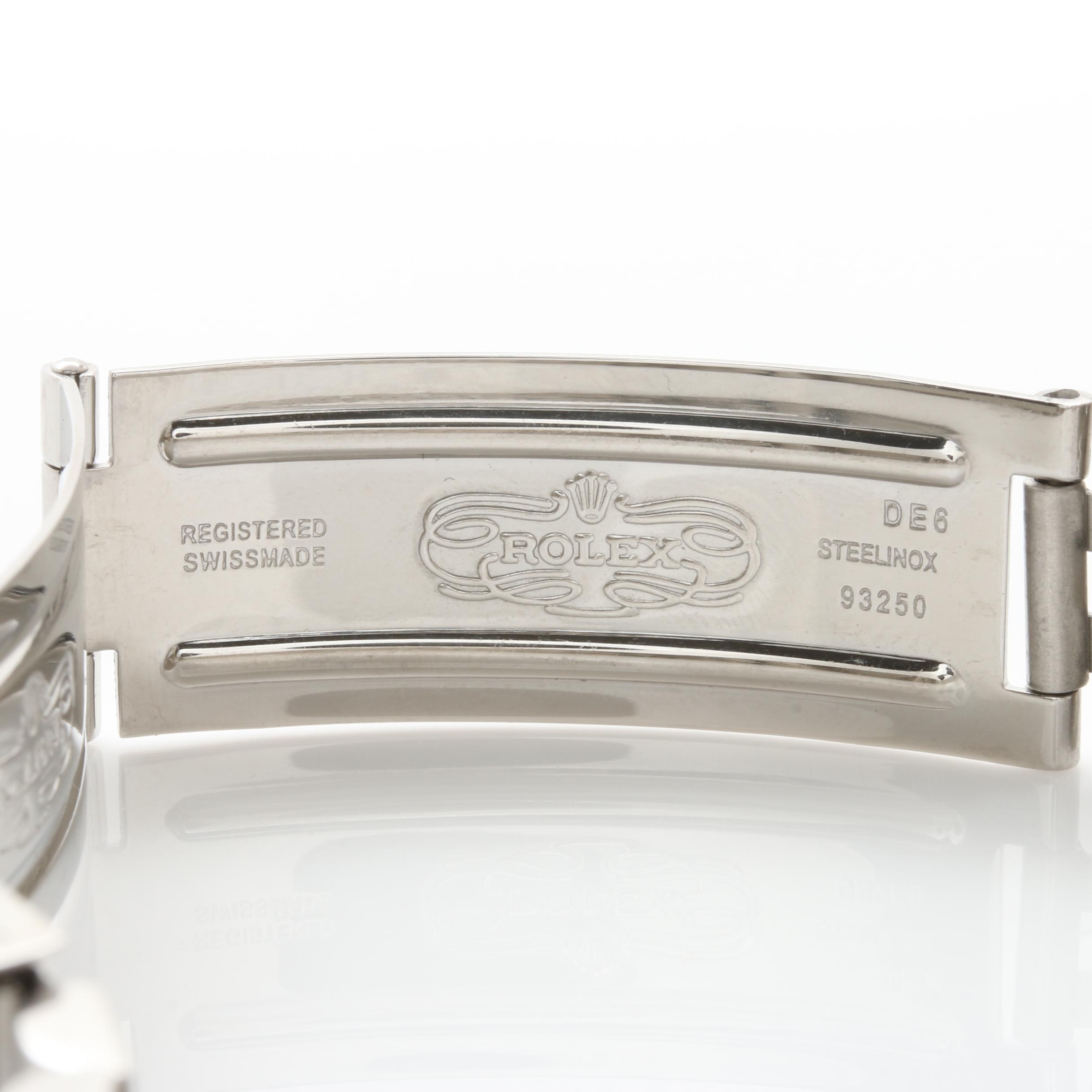 Rolex Stainless Steel Datejust 1.27 CTW Diamond Blue Dial Watch