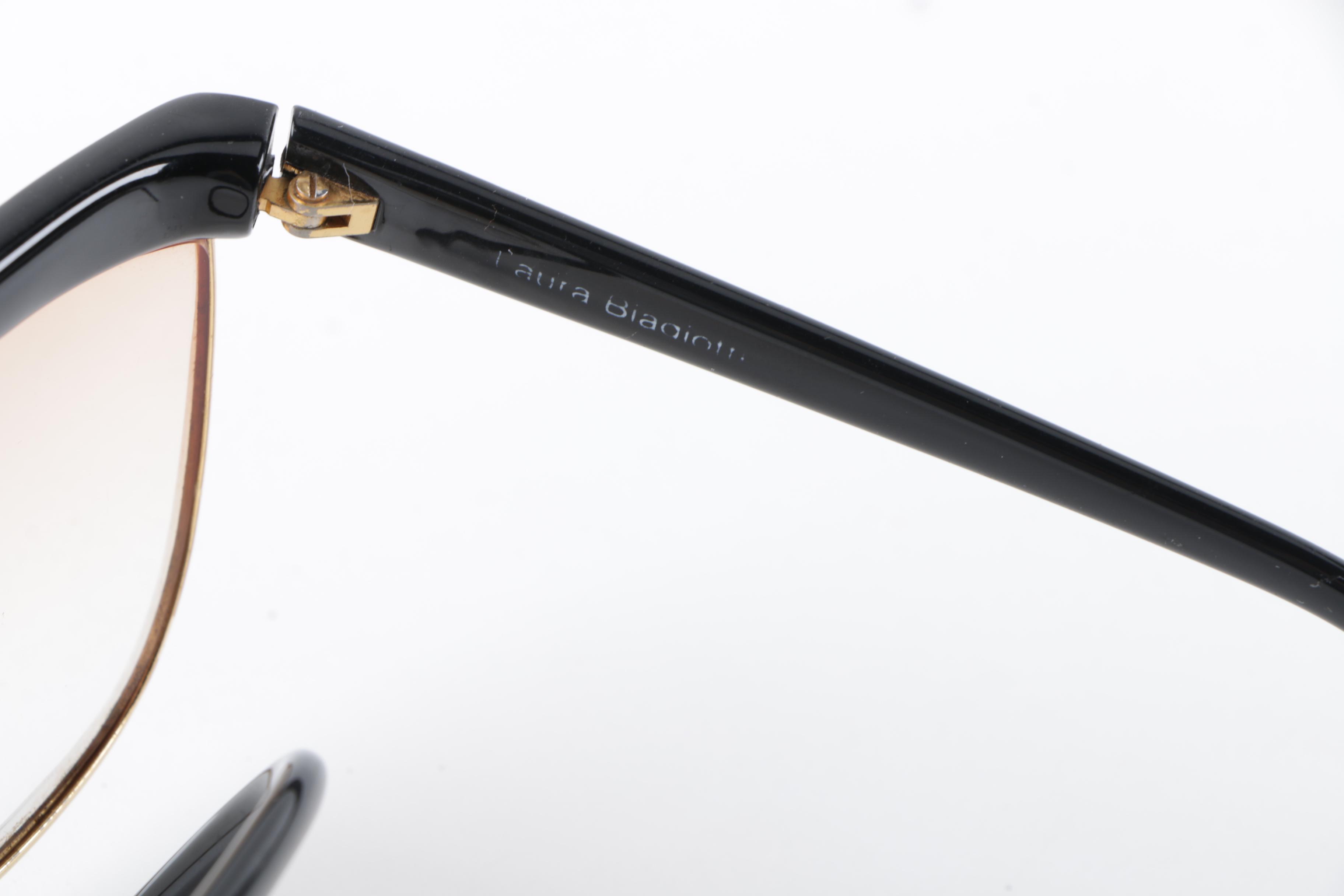 1980s Statement Sunglasses Including Giorgio Beverly Hills and Laura Biagiotti