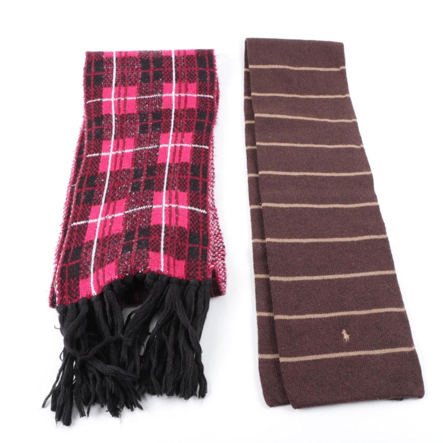 Winter Scarves Including Polo Ralph Lauren and Kate Spade New York