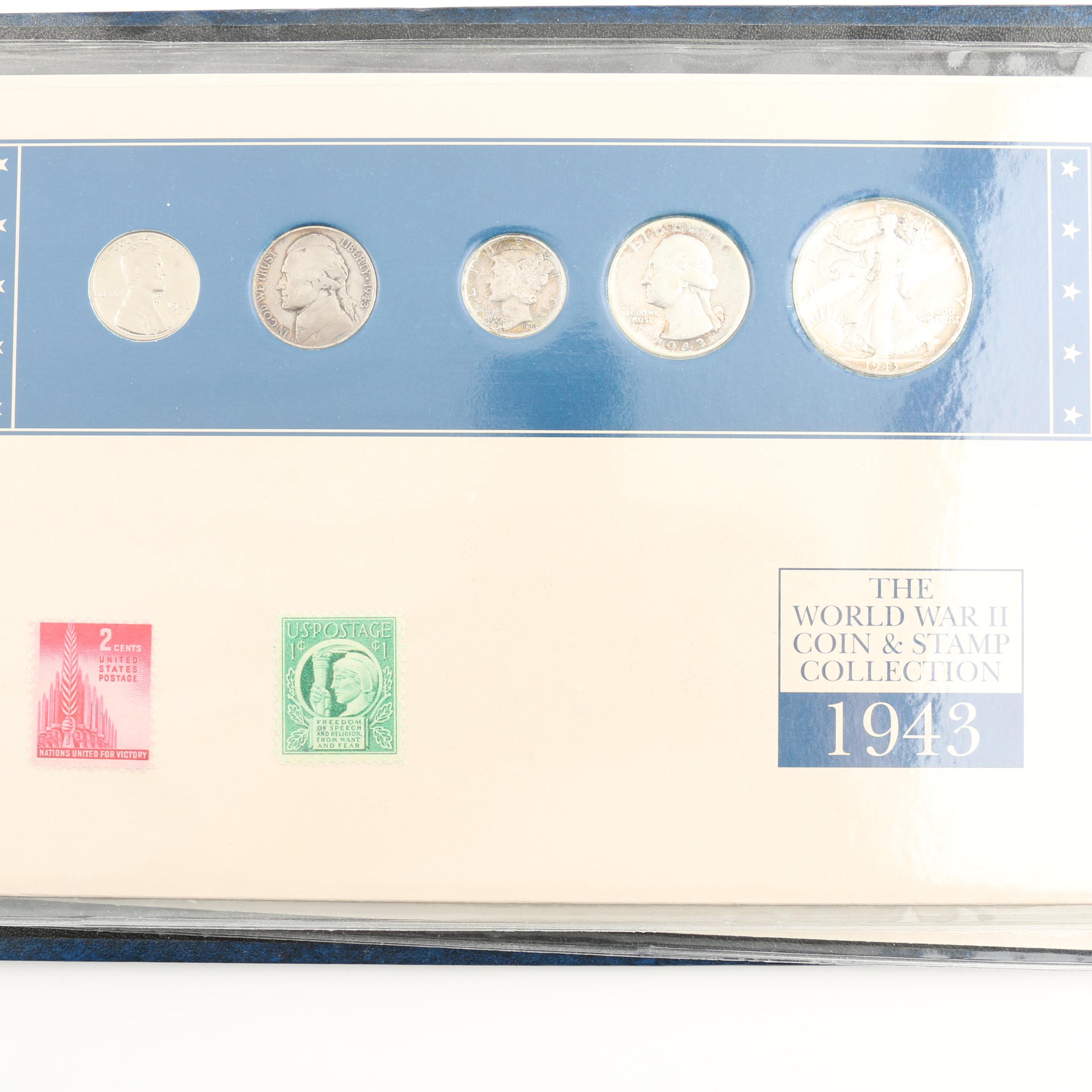 "The World War II Coin & Stamp Collection" Coin Set