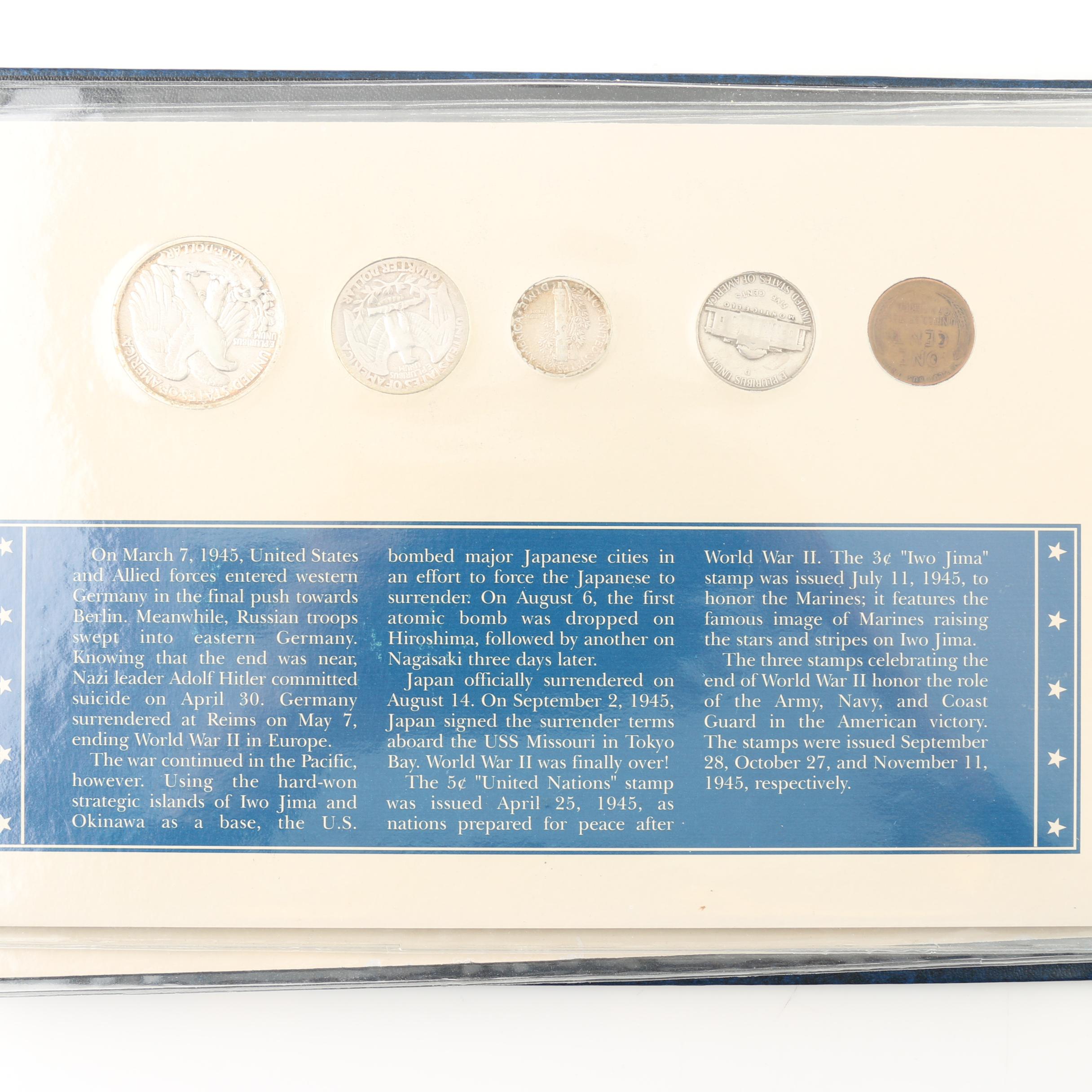 "The World War II Coin & Stamp Collection" Coin Set
