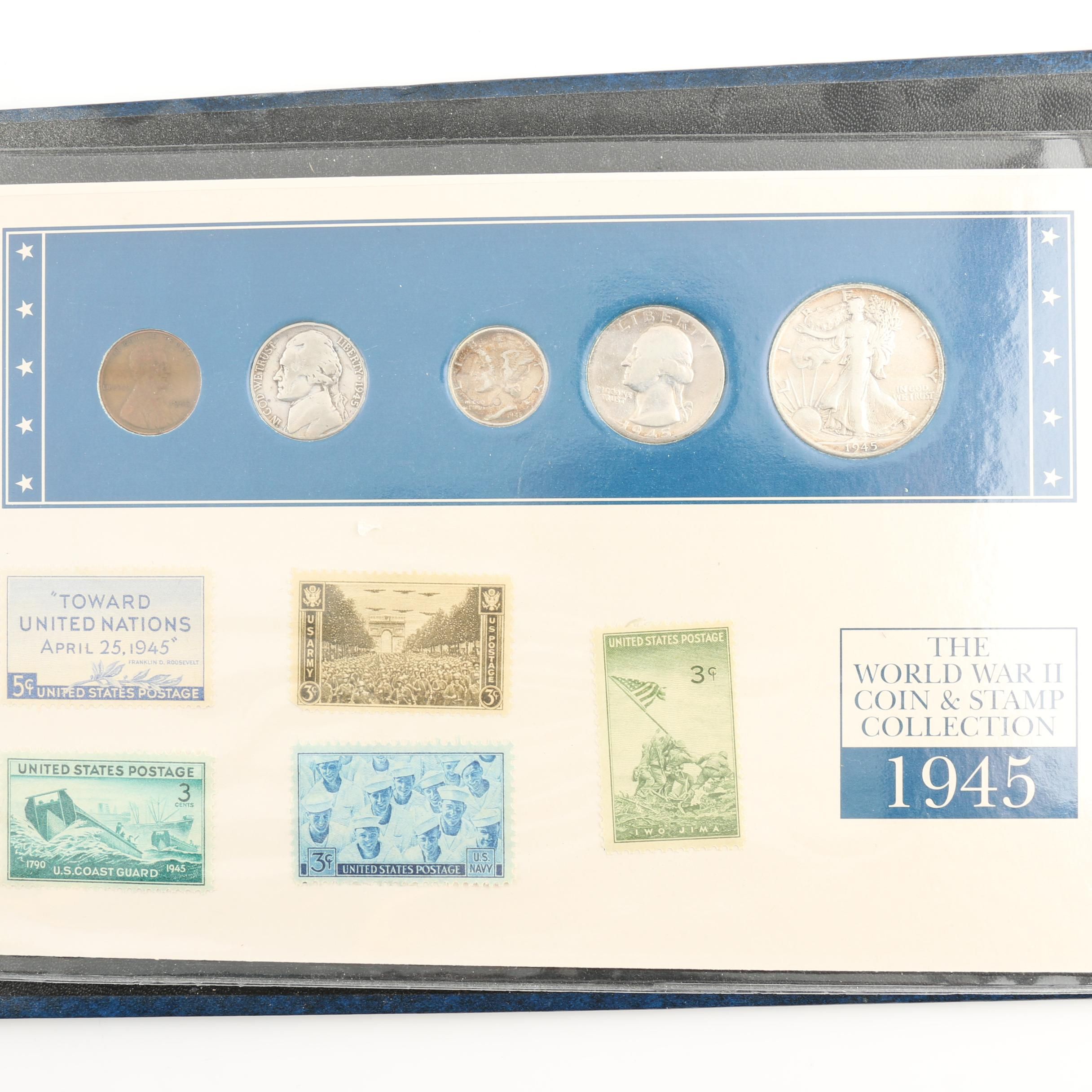 "The World War II Coin & Stamp Collection" Coin Set