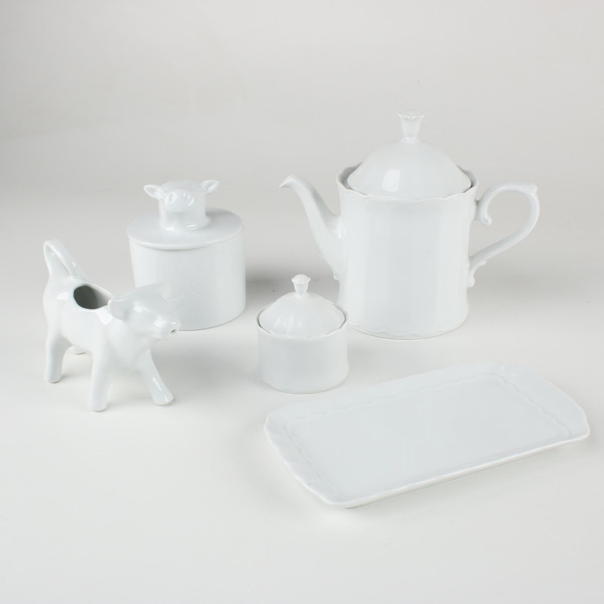 Porcelain Serveware Including Eschenbach