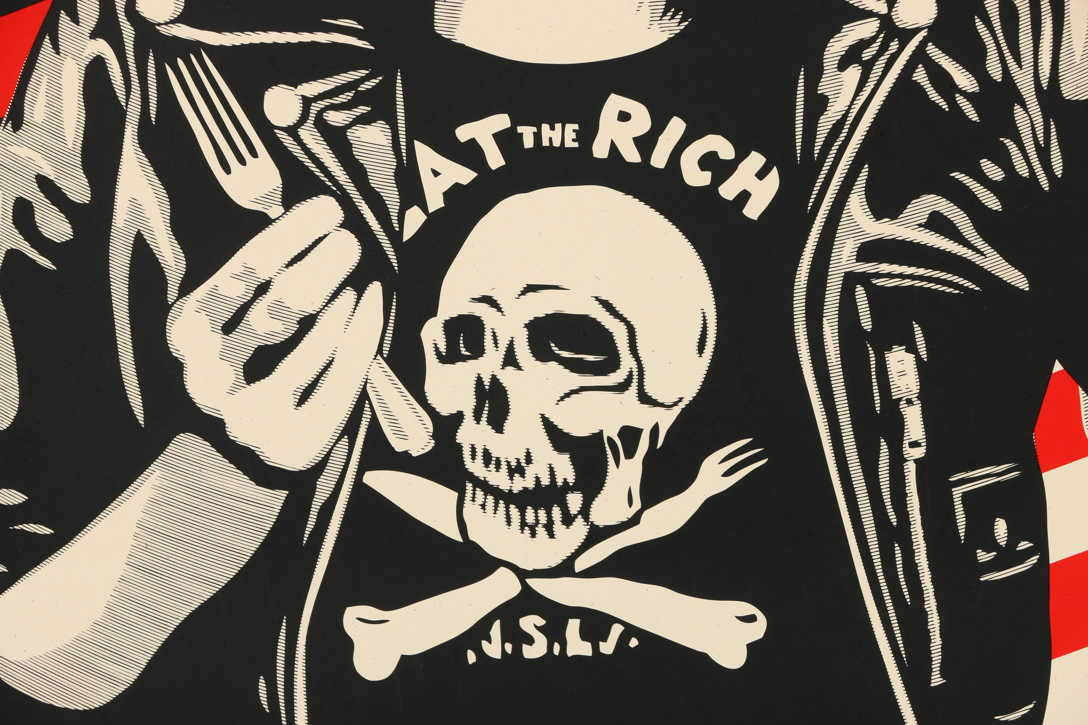 Shepard Fairey Serigraph "Eat the Rich"