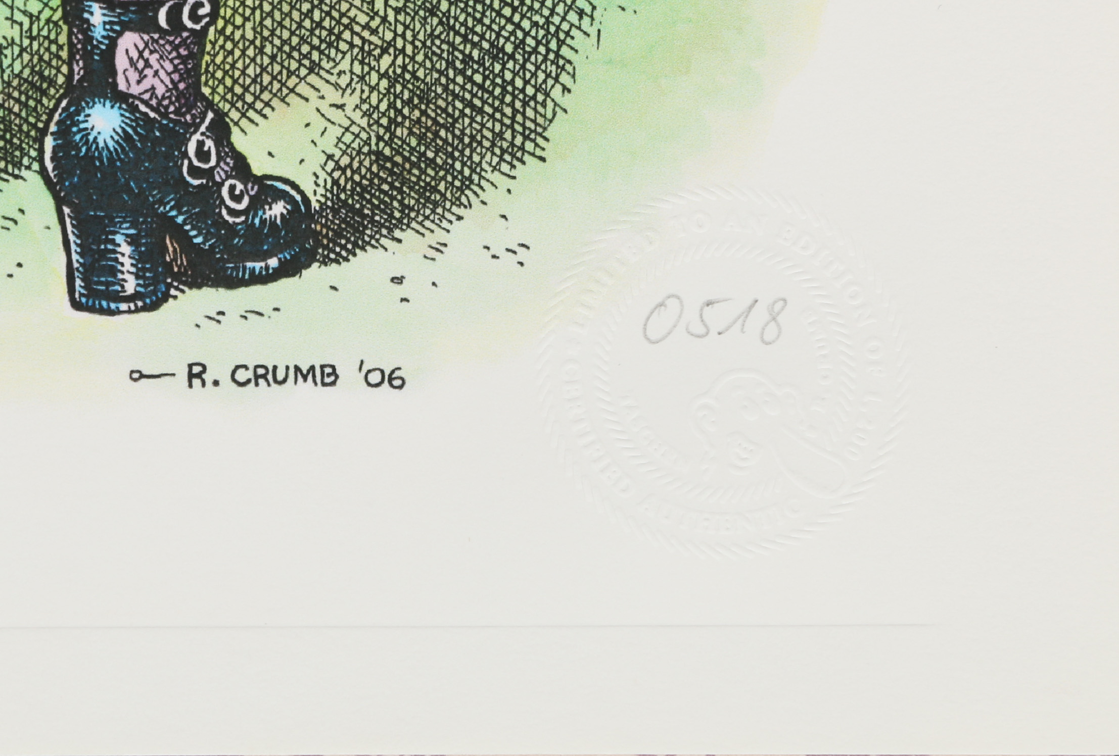 Robert Crumb Book "Sex Obsessions" and Limited Edition Print