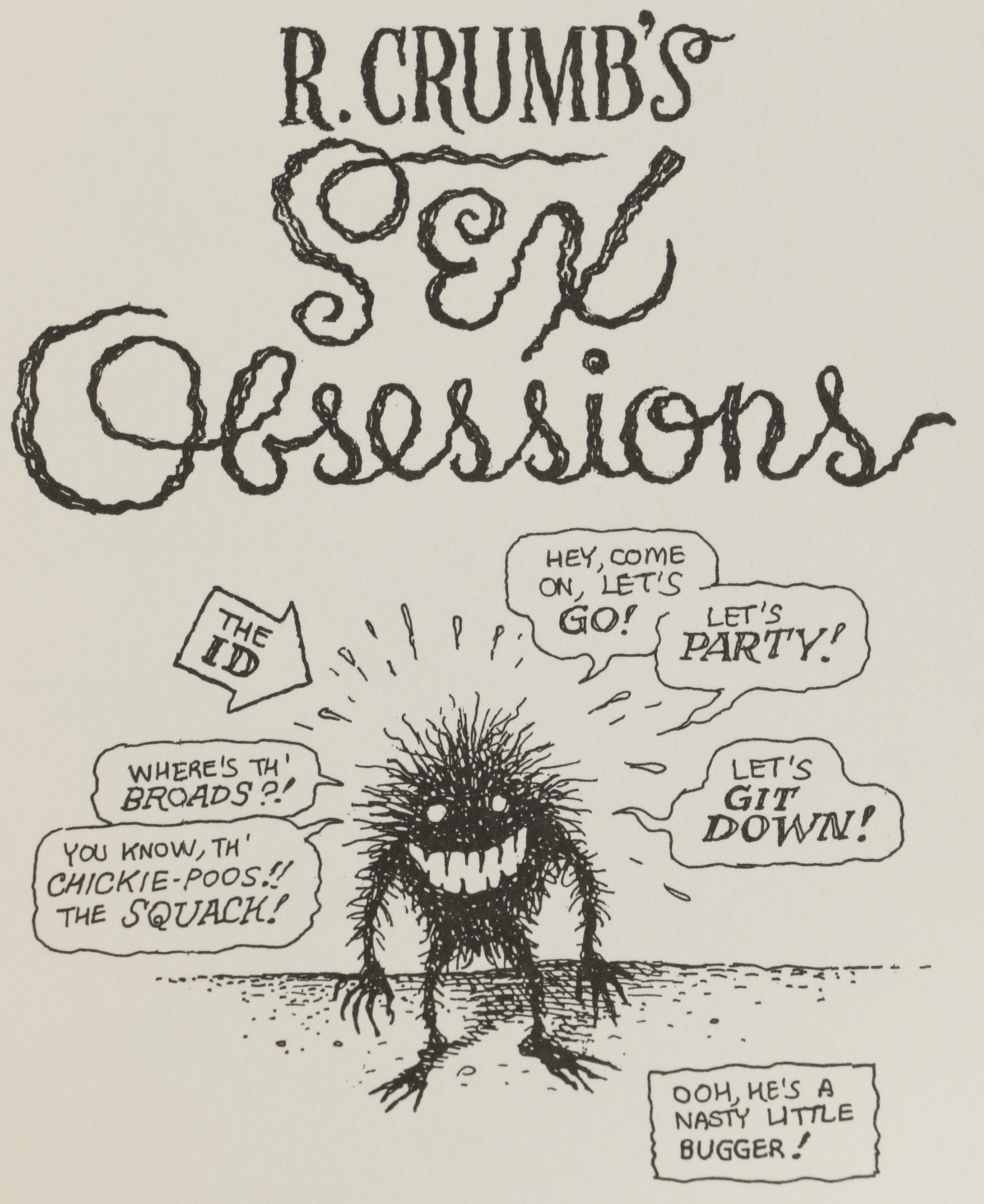 Robert Crumb Book "Sex Obsessions" and Limited Edition Print