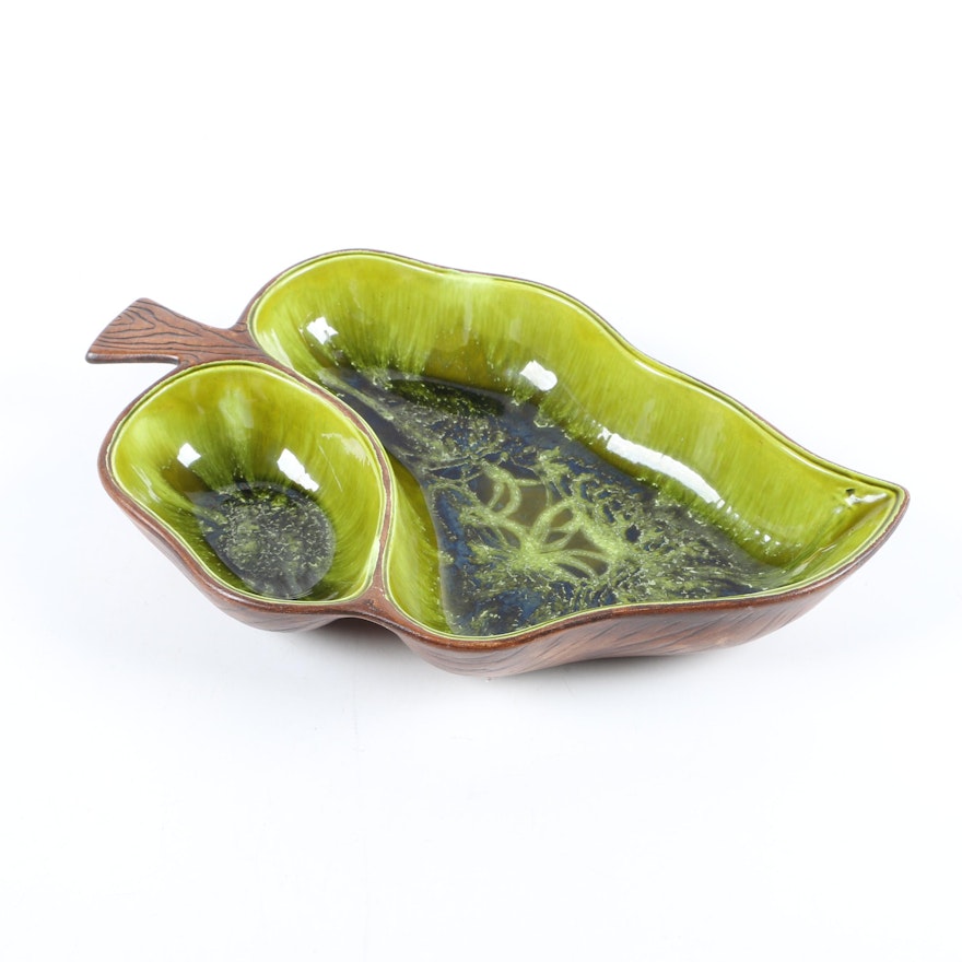 Vintage Treasure Craft Ceramic Leaf Dish