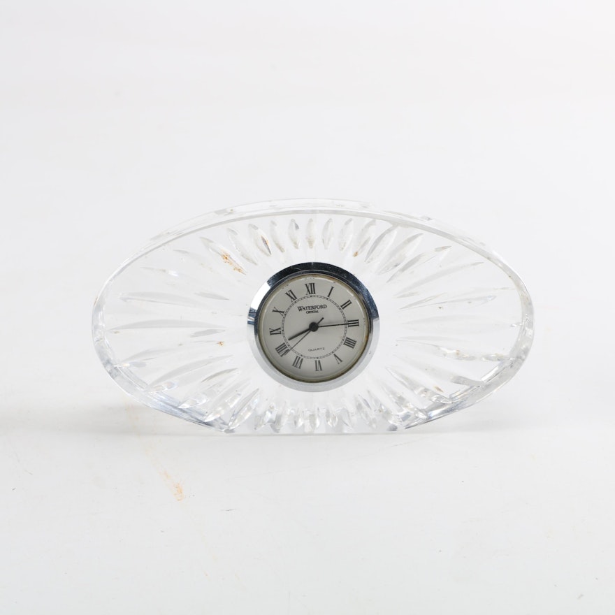 Waterford Crystal Quartz Desk Clock