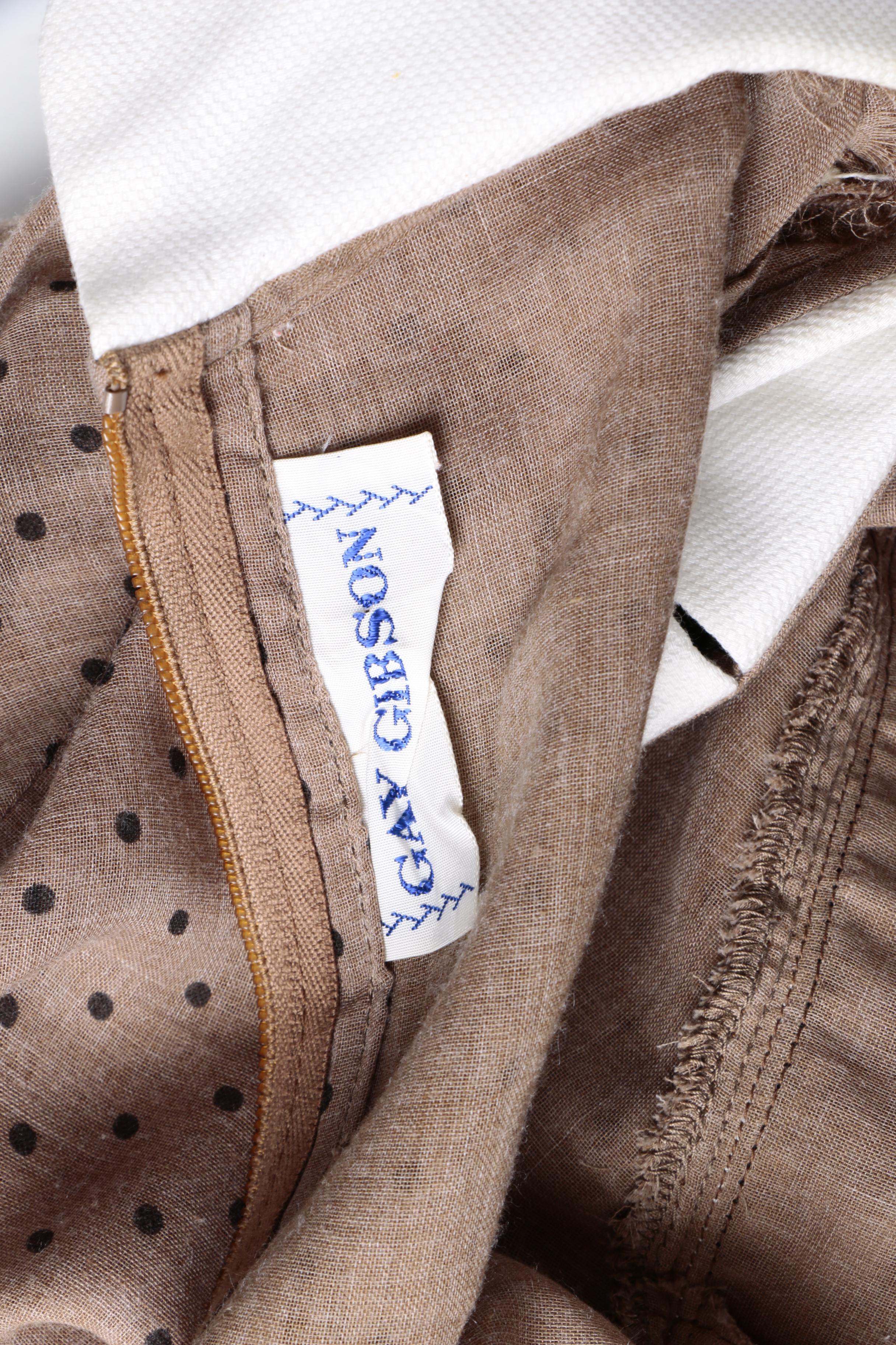 1970s Vintage Dresses Including Gay Gibson, Silk